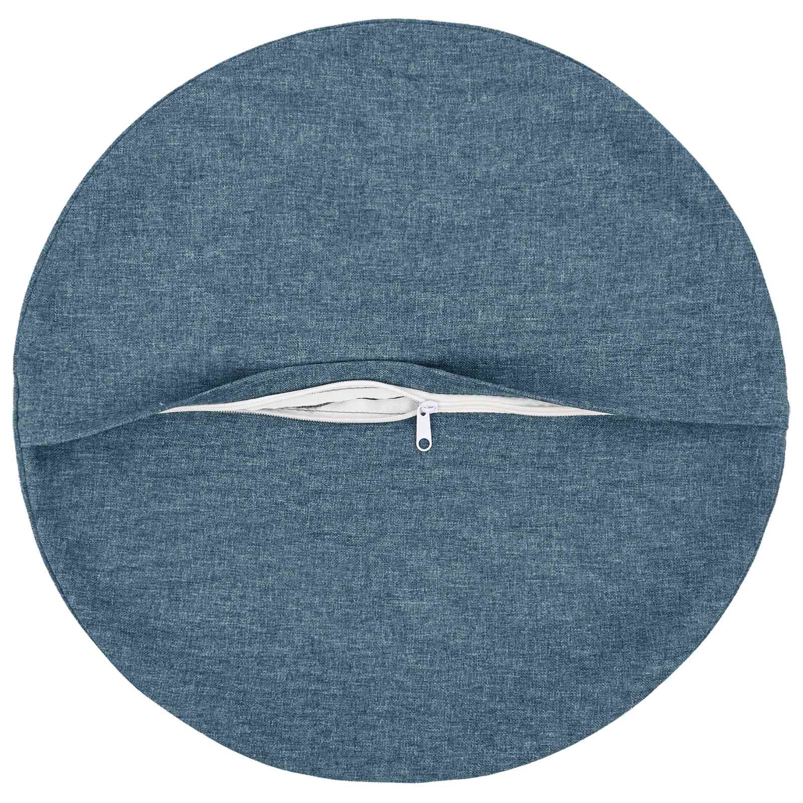 Federa 2 pz HEERLEN Blu jeans Ø 30 cm Tessuto