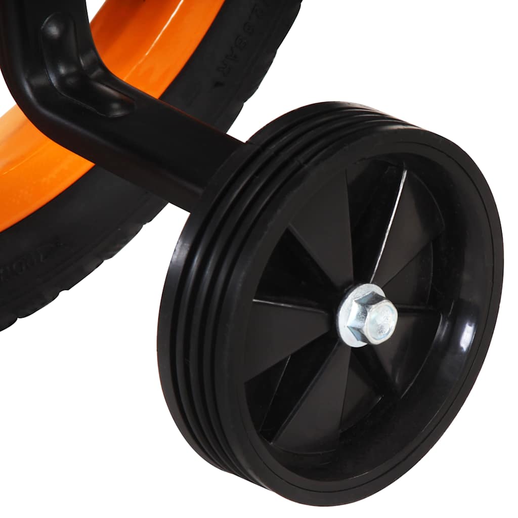 Bici per Bambini con Trasportino Frontale 12'' Nero e Arancione