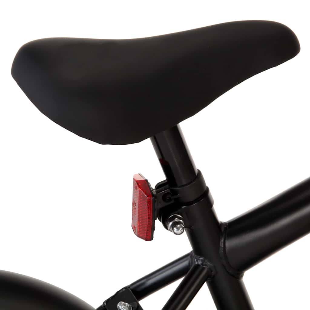 Bici per Bambini con Trasportino Frontale 16'' Nero e Arancione