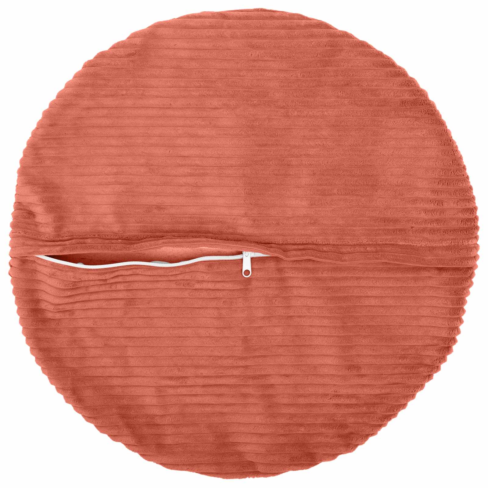 Federa 6 pcs HEERLEN Rosso Arancio Ø 30 cm corduroy