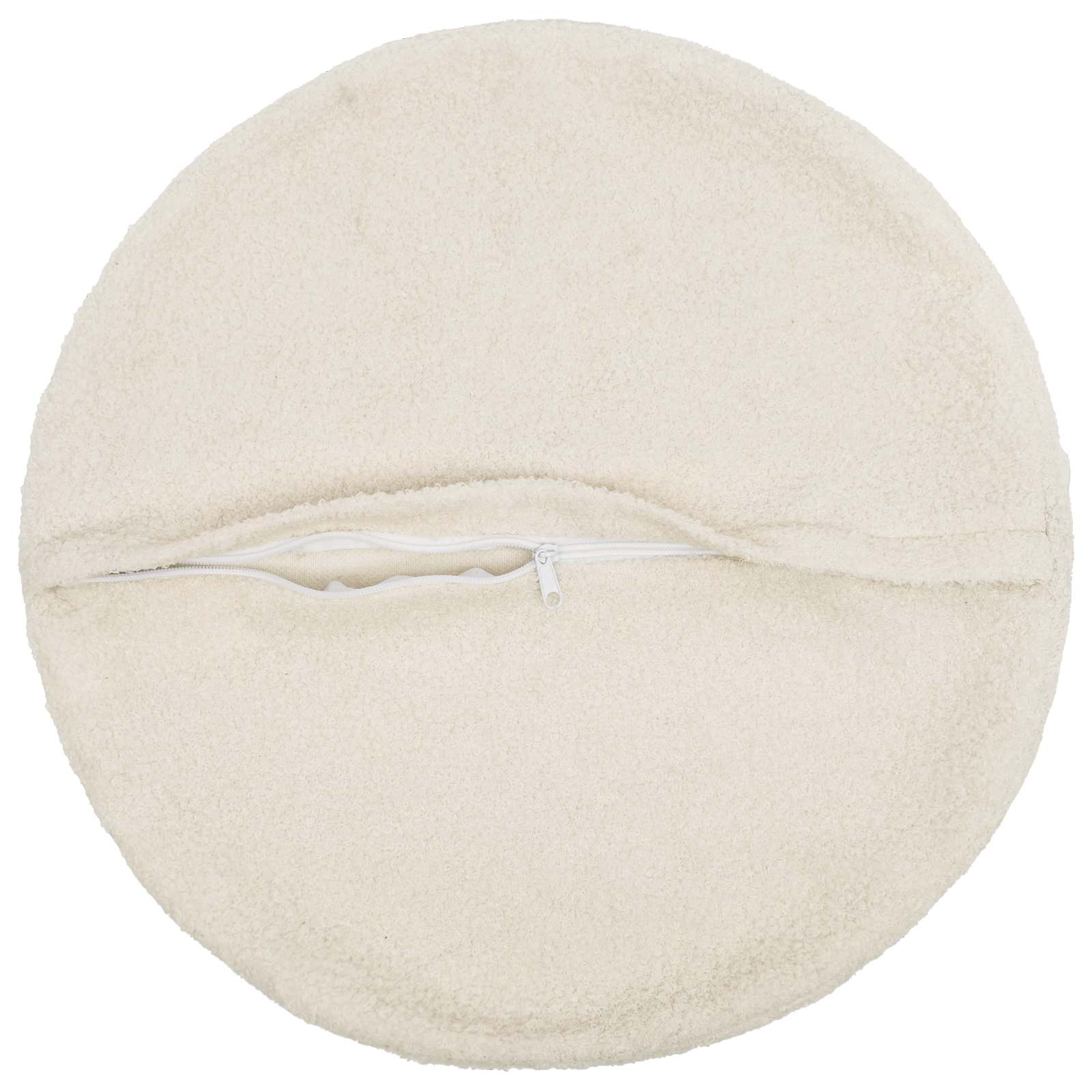 Federa 6 pcs HEERLEN Crema Ø 30 cm Bouclé