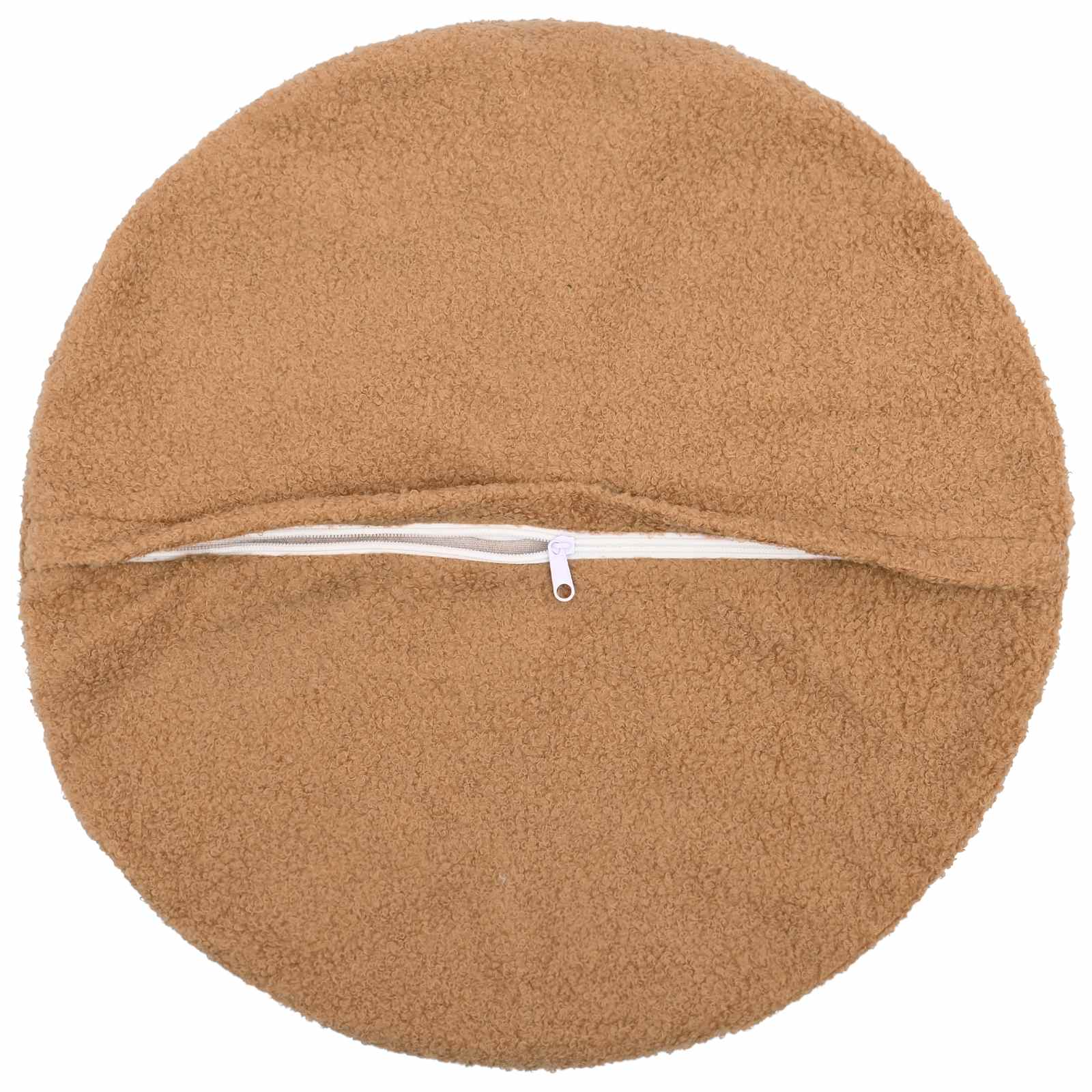 Federa 6 pcs HEERLEN Beige Ø 30 cm Bouclé