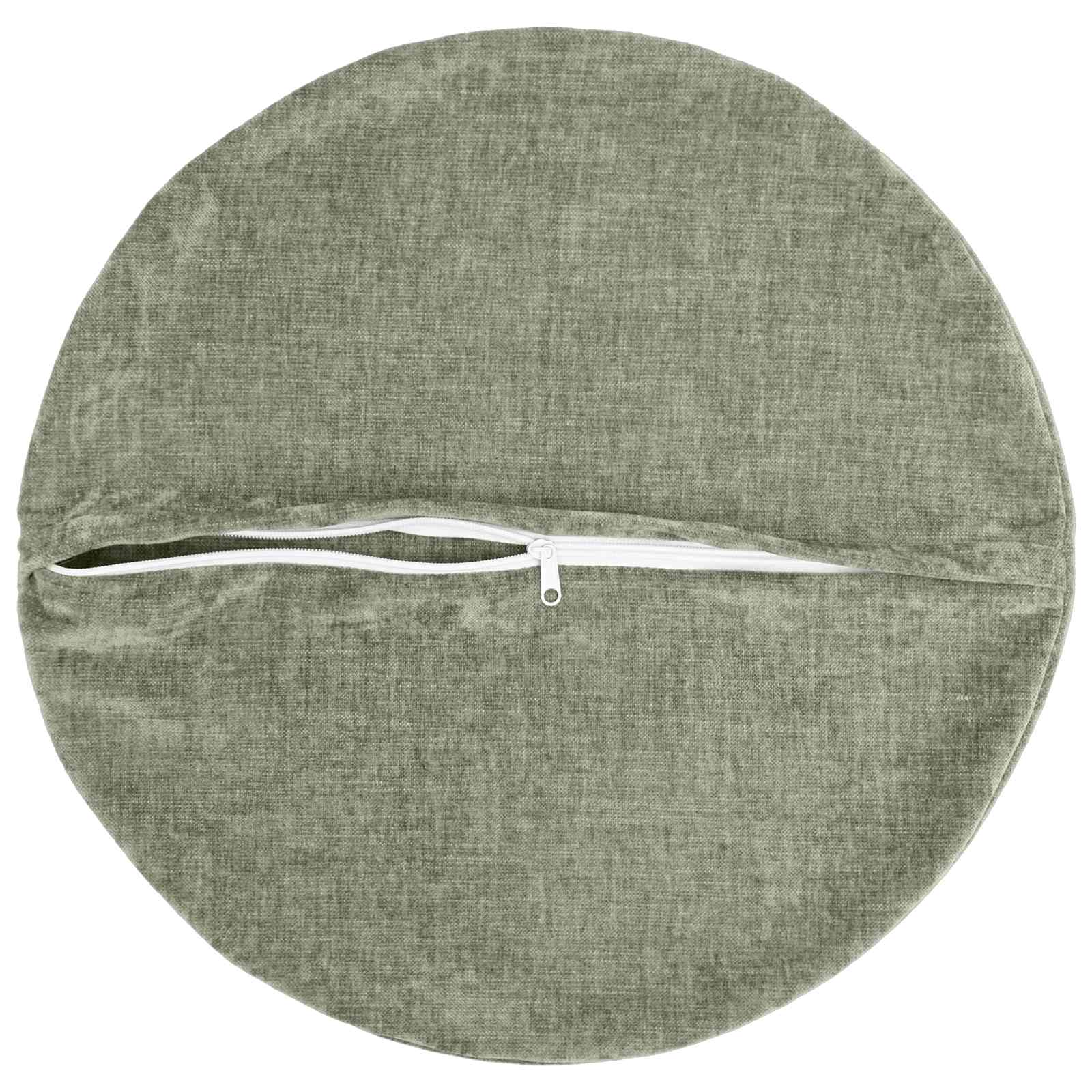 Federa 6 pz HEERLEN Verde Ø 30 cm Tessuto Chenille