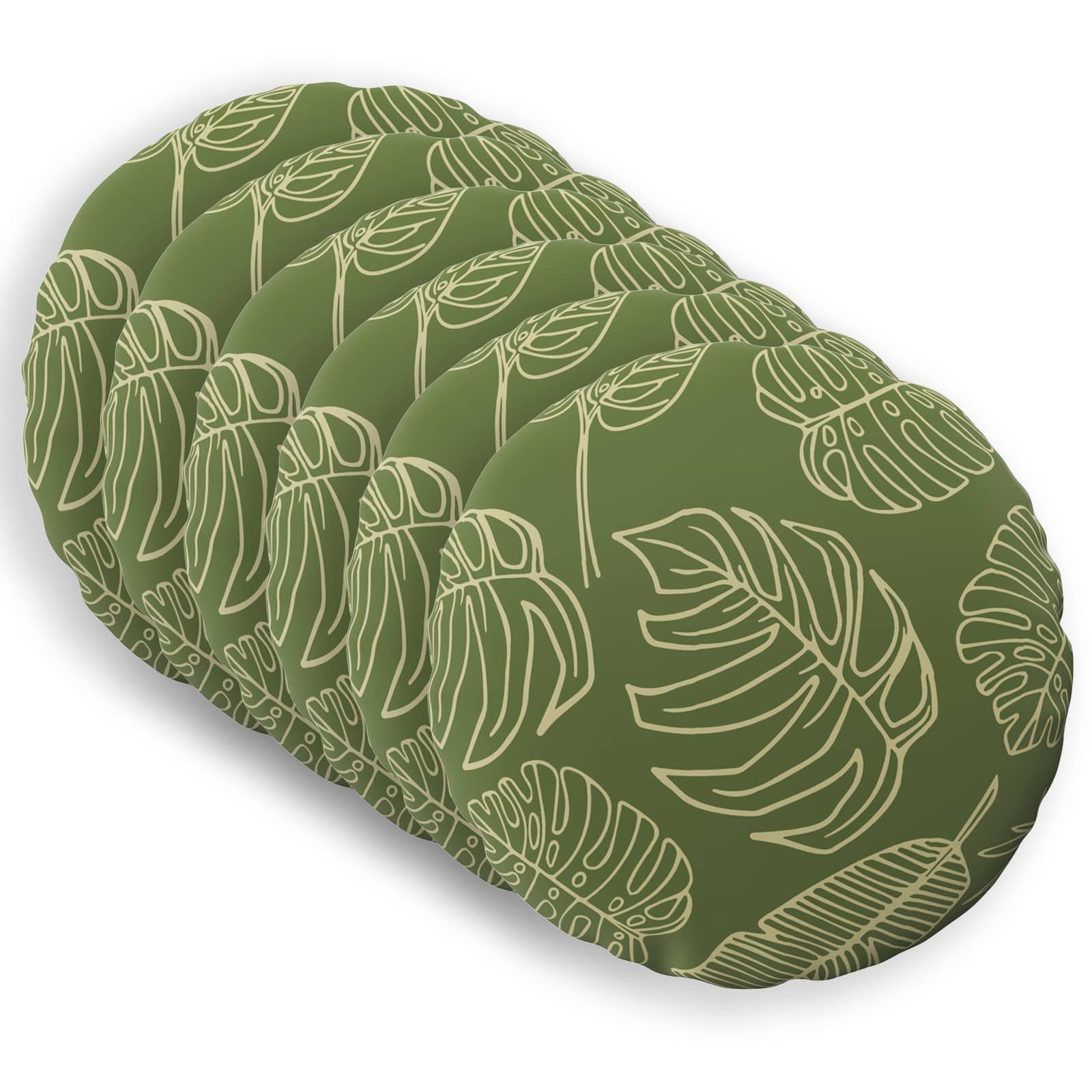 Federa 6 pcs HEERLEN Design a foglia Ø 30 cm Poliestere