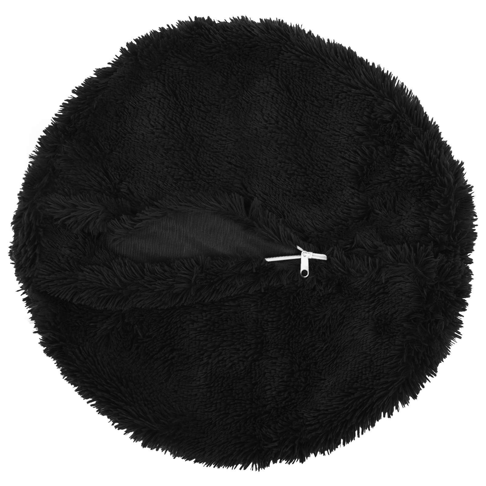 Federa 6 pcs HEERLEN Nero Ø 30 cm Fleece PV