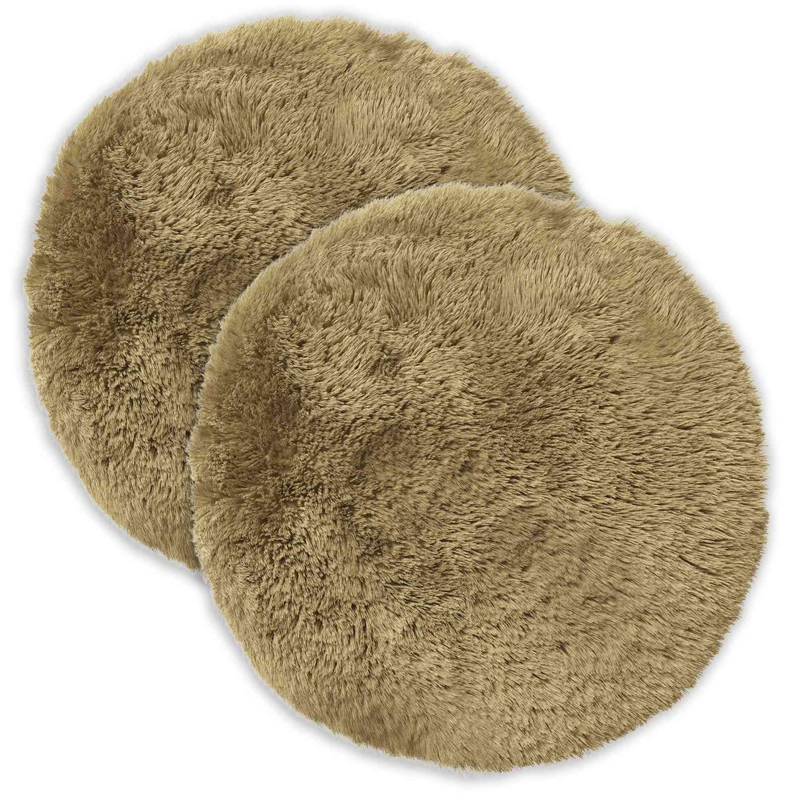 Federa 2 pcs HEERLEN Verde chiaro Ø 30 cm Fleece PV