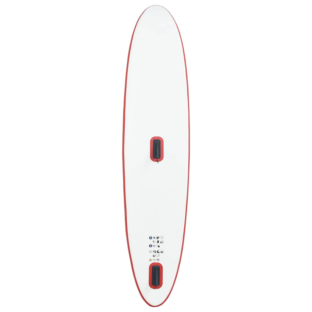 Set Tavola Gonfiabile da SUP con Vela Rosso e Bianco