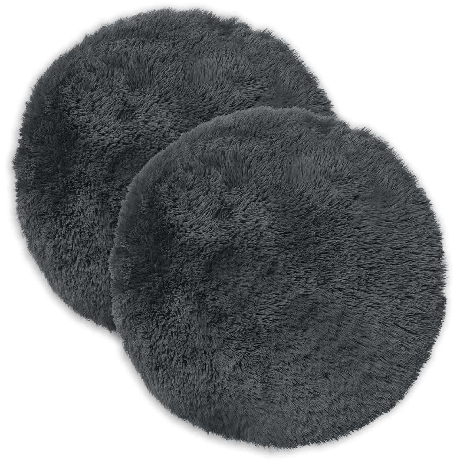 Federa 2 pcs HEERLEN Antracite Ø 30 cm Fleece PV