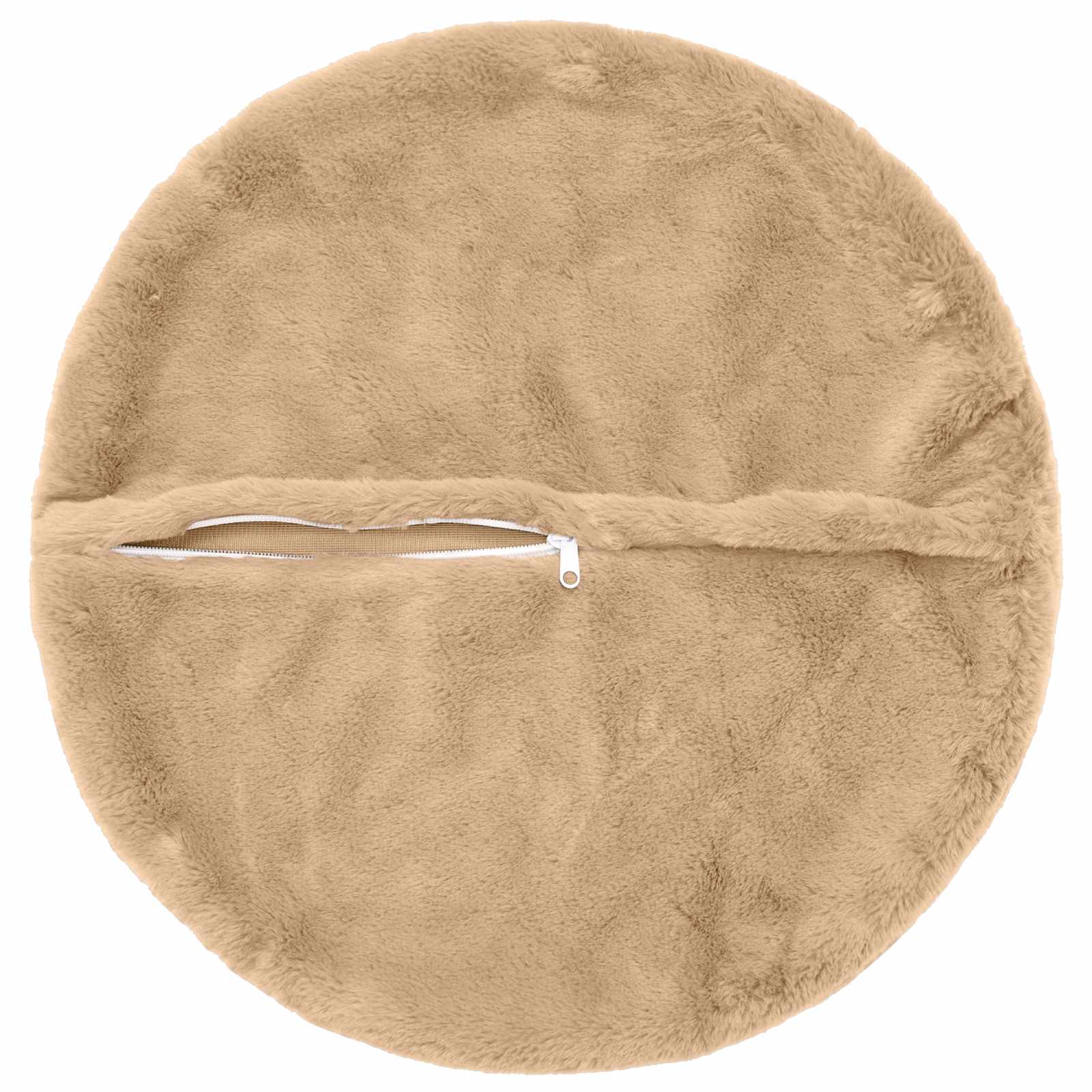 Federa 6 pz HEERLEN Crema Ø 30 cm Pelliccia di Coniglio Finta