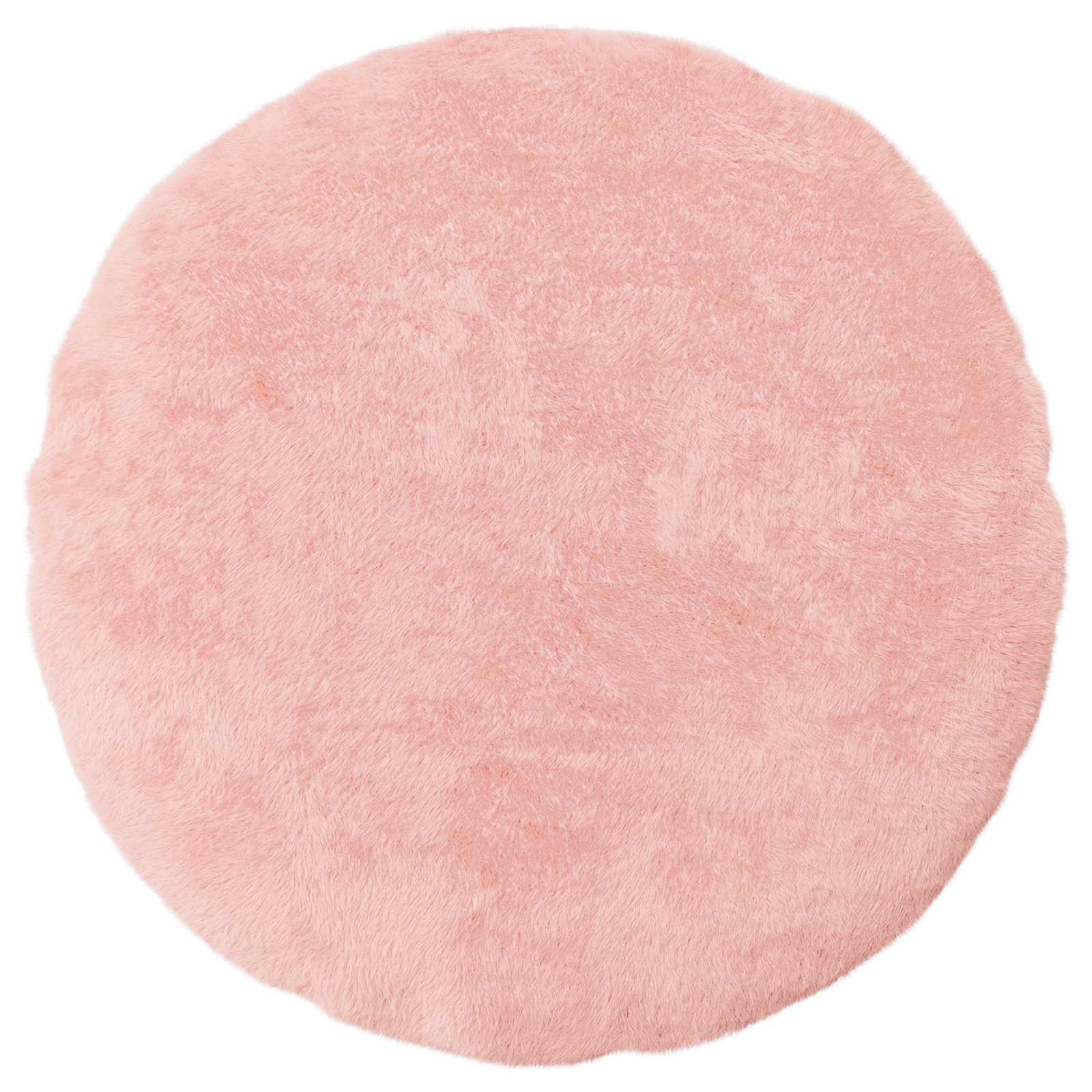 Federa 6 pz HEERLEN Rosa Ø 30 cm Pelliccia di Coniglio Finta