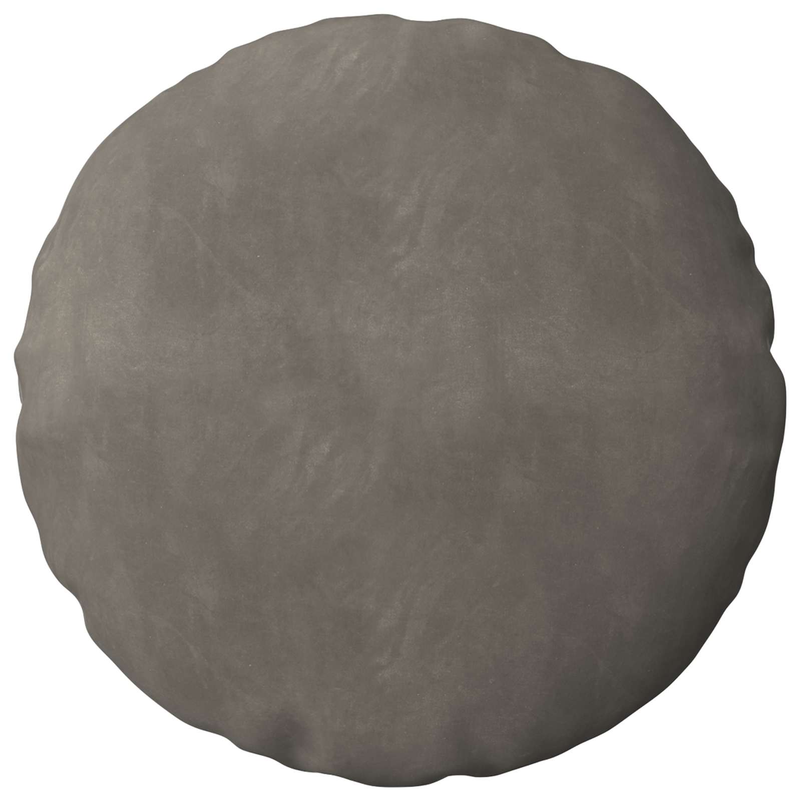 Federa 2 pcs HEERLEN Grigio Chiaro Ø 40 cm Velluto