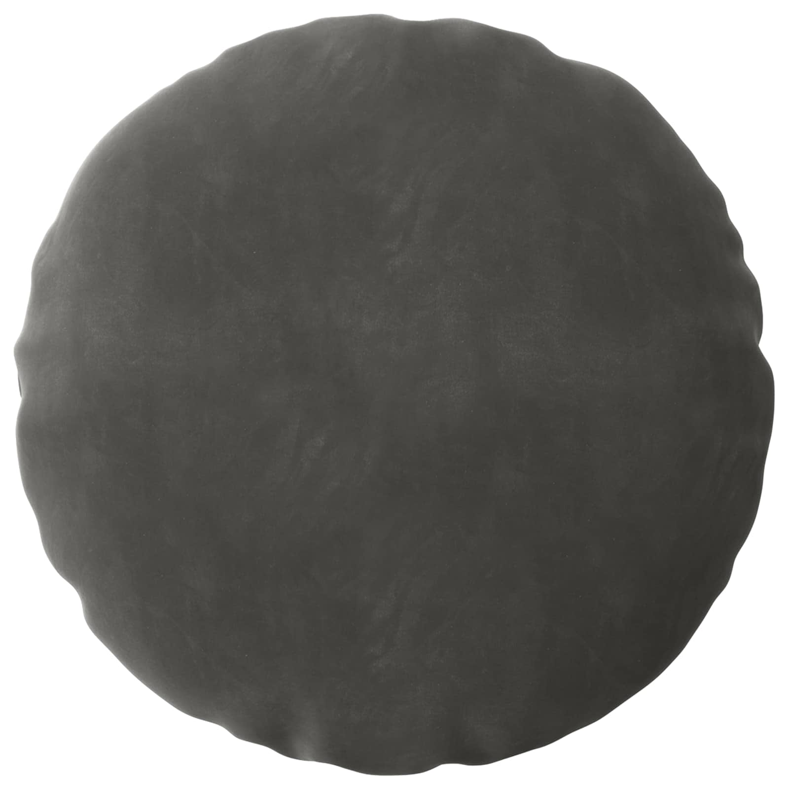 Federa 2 pcs HEERLEN Grigio Scuro Ø 40 cm Velluto