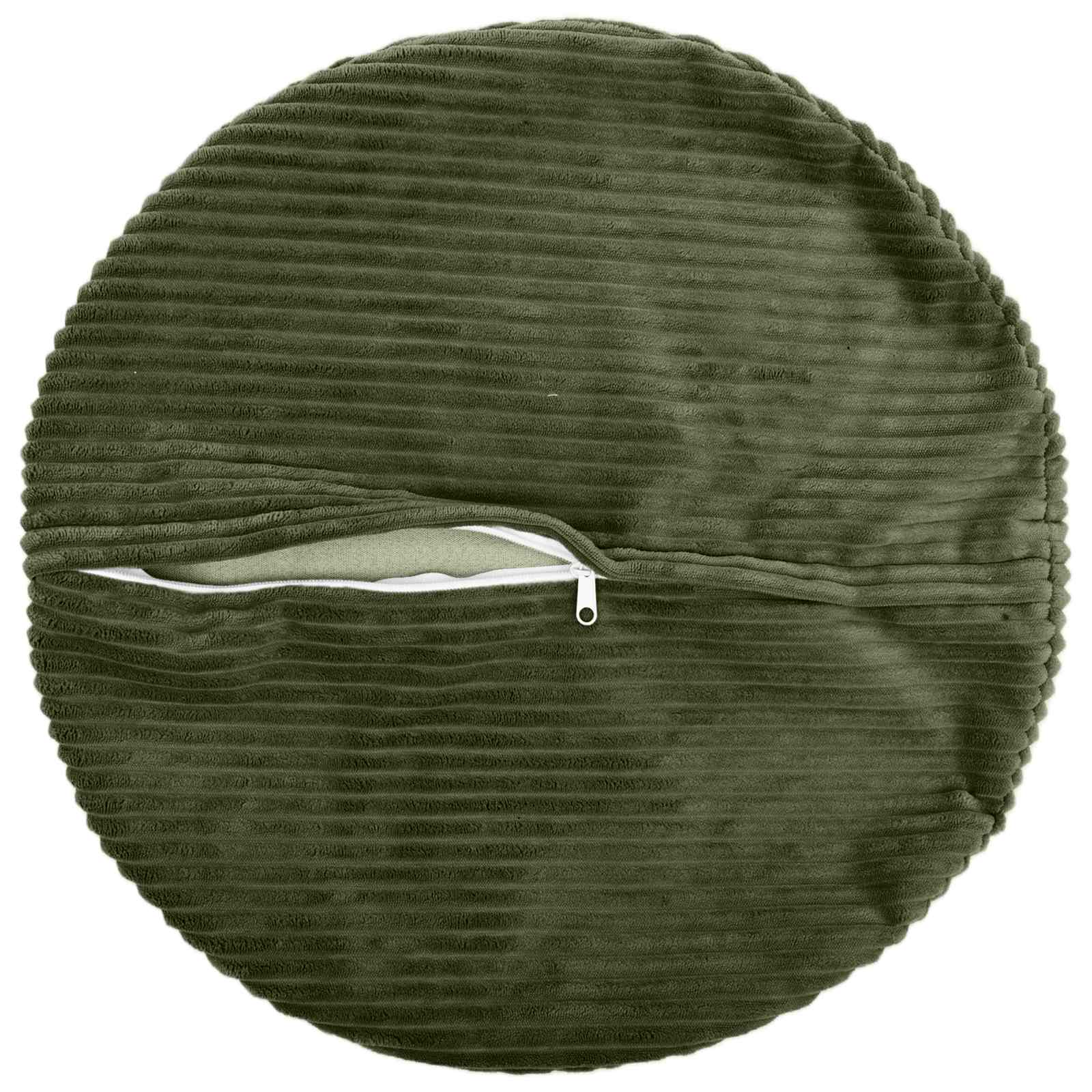 Federa 2 pcs HEERLEN Verde Ø 40 cm corduroy
