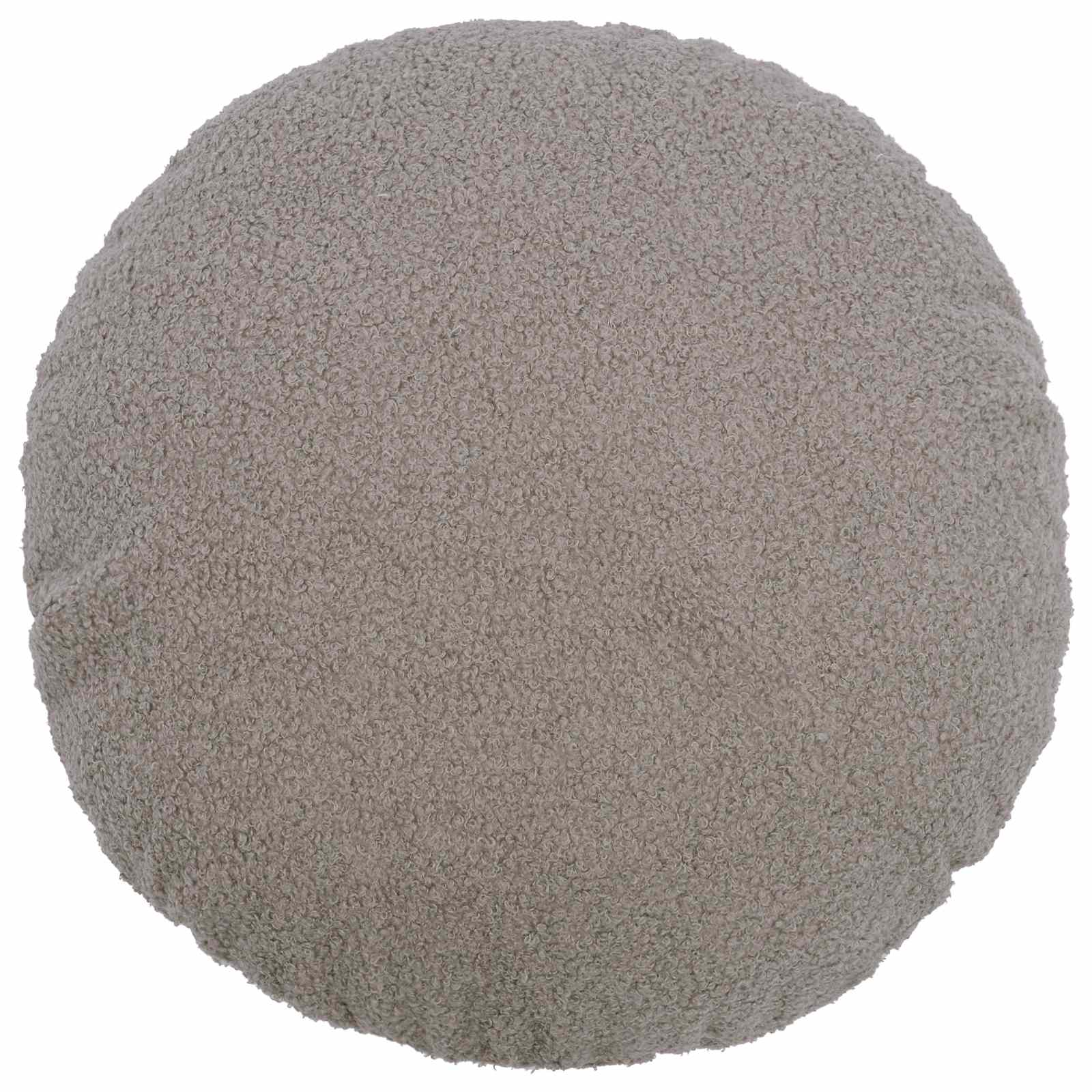 Federa 6 pcs HEERLEN Grigio Chiaro Ø 40 cm Bouclé