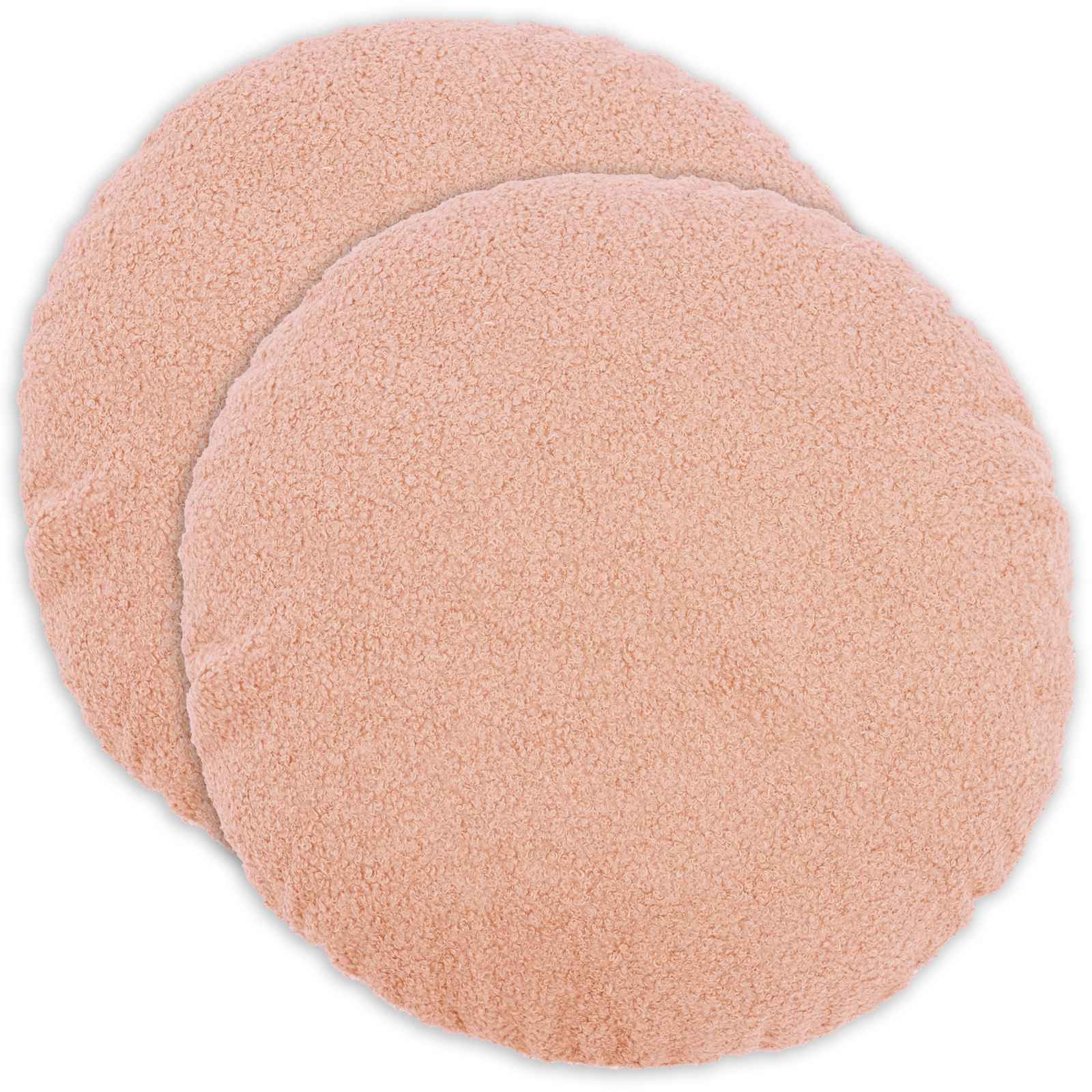 Federa 2 pcs HEERLEN Rosa Ø 40 cm Bouclé