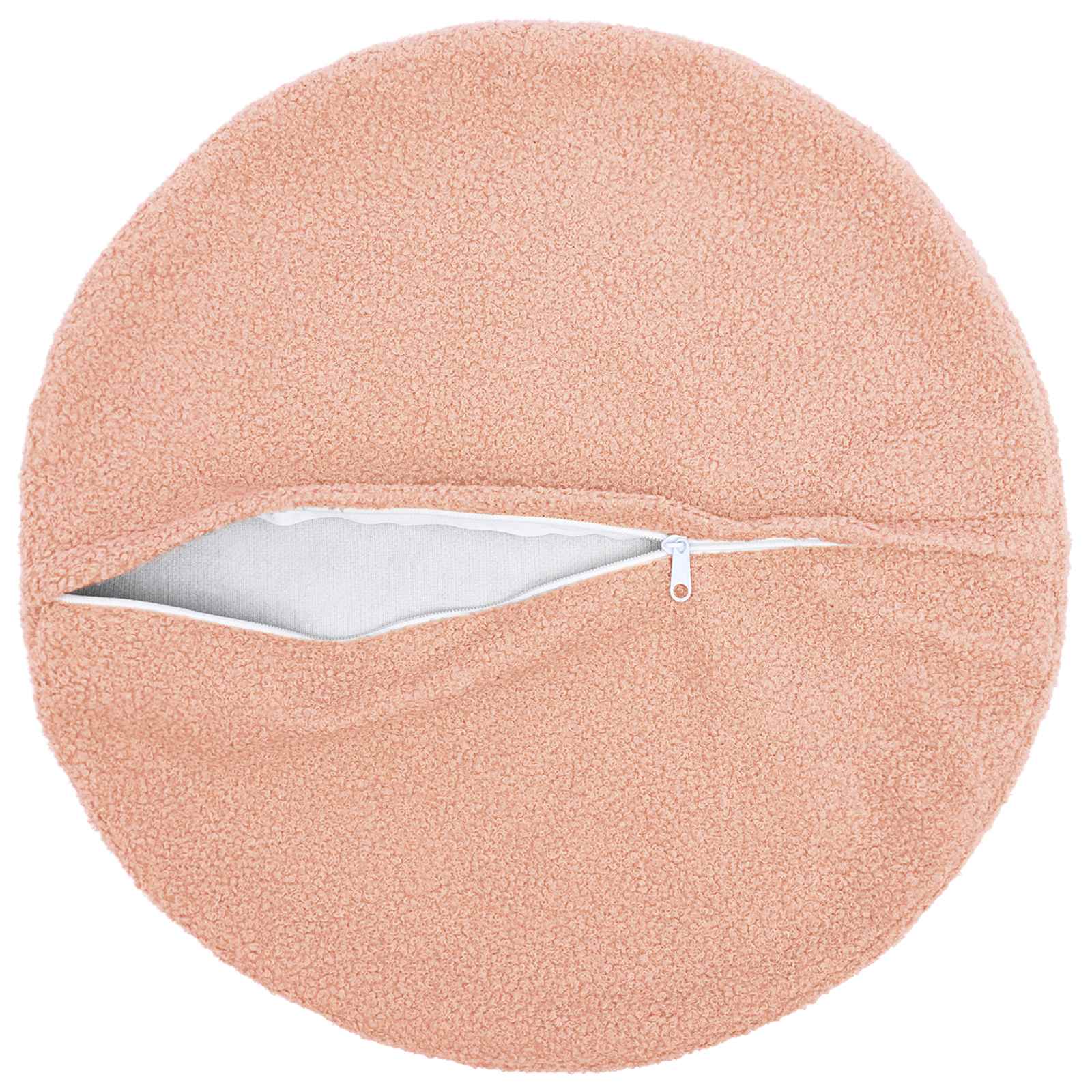 Federa 2 pcs HEERLEN Rosa Ø 40 cm Bouclé