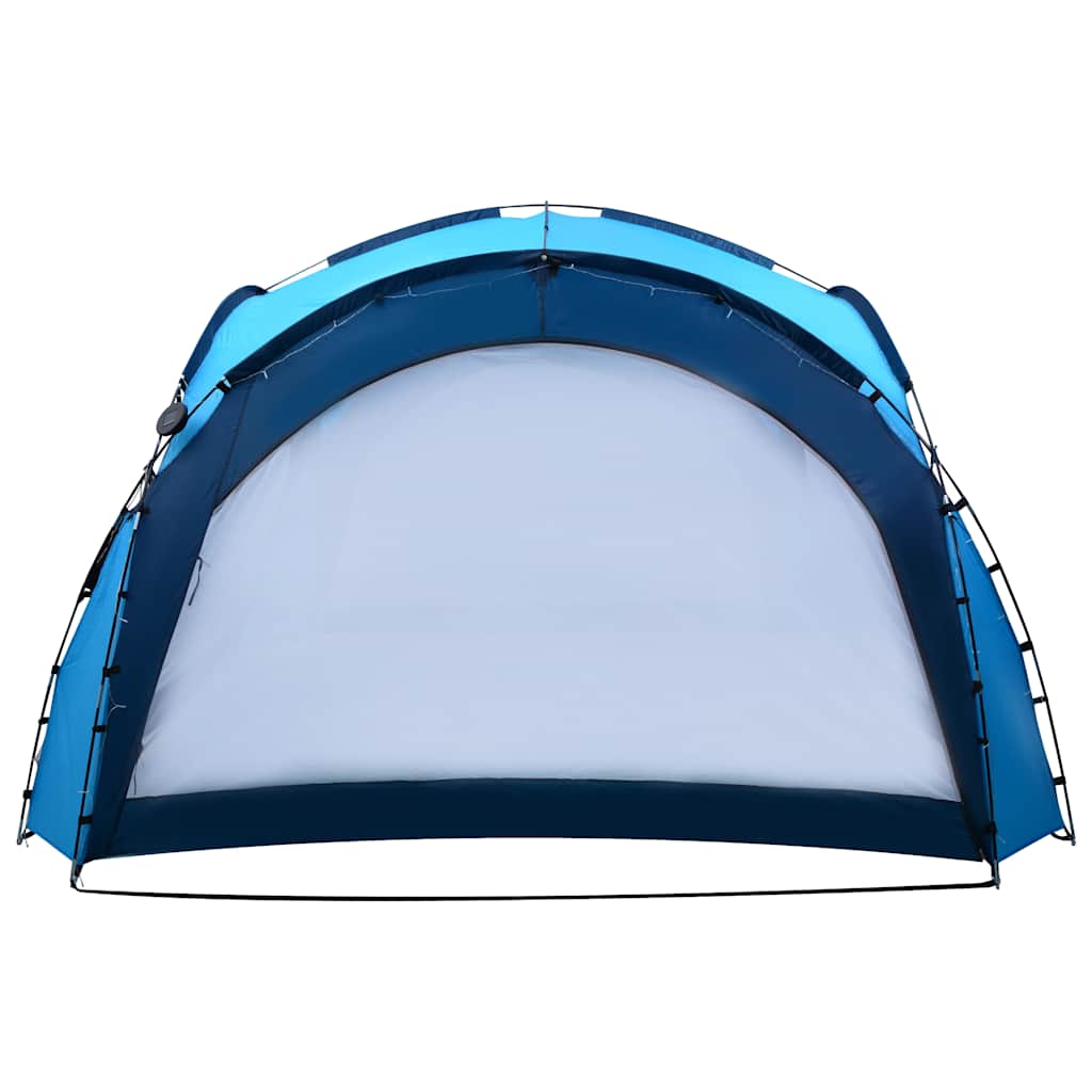 Tenda per Feste con LED e 4 Pareti 3,6x3,6x2,3 m Blu