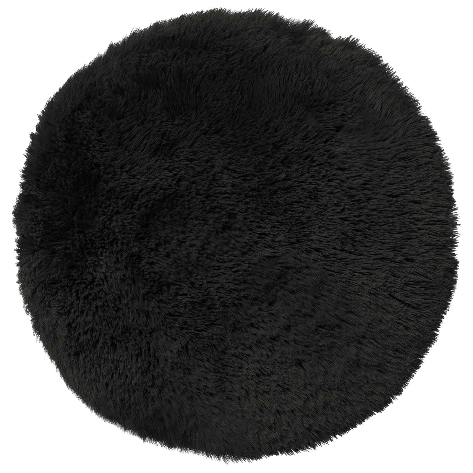 Federa 6 pcs HEERLEN Nero Ø 40 cm Fleece PV