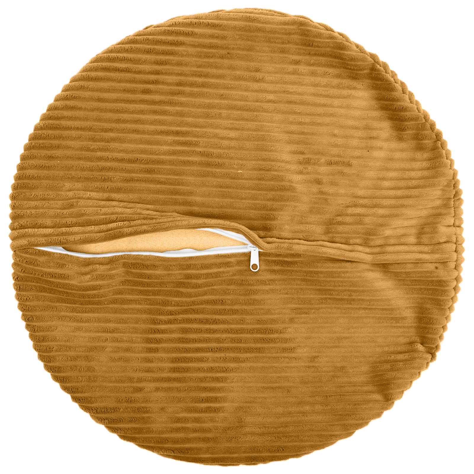 Federa 2 pcs HEERLEN Giallo Ø 50 cm corduroy