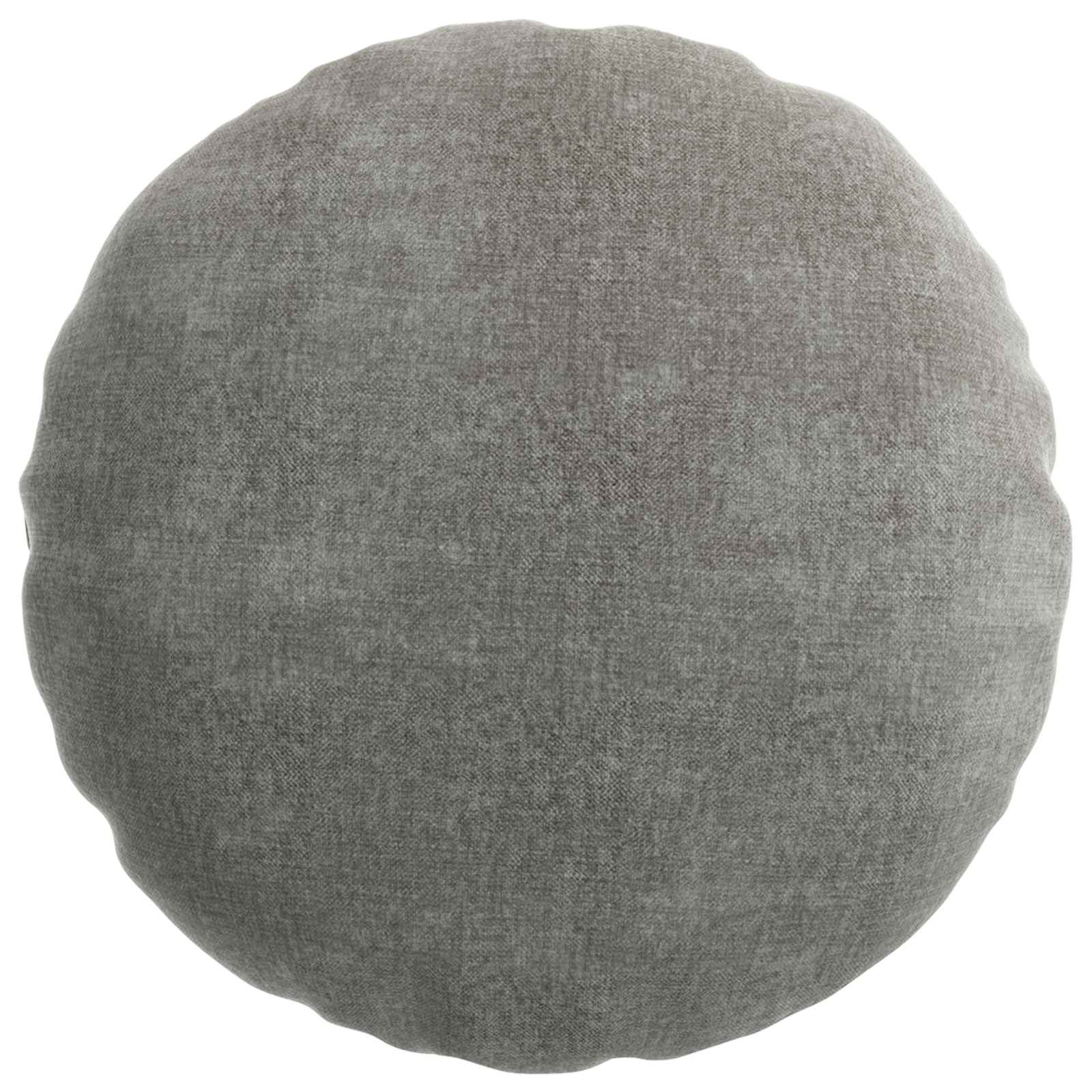 Federa 2 pz HEERLEN Grigio Scuro Ø 50 cm Tessuto Chenille