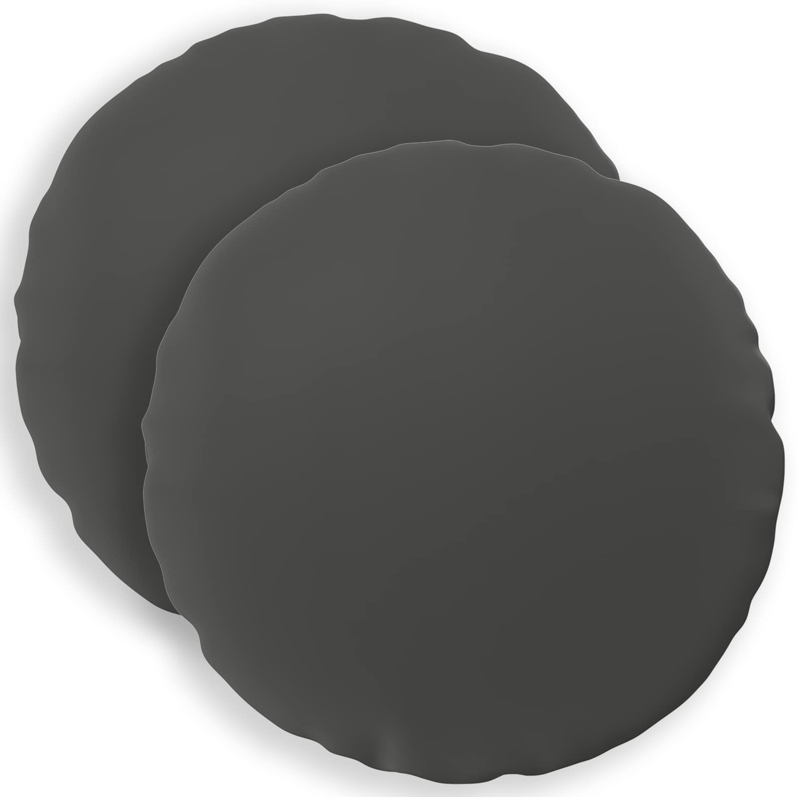 Federa 2 pcs HEERLEN Antracite Ø 50 cm Poliestere