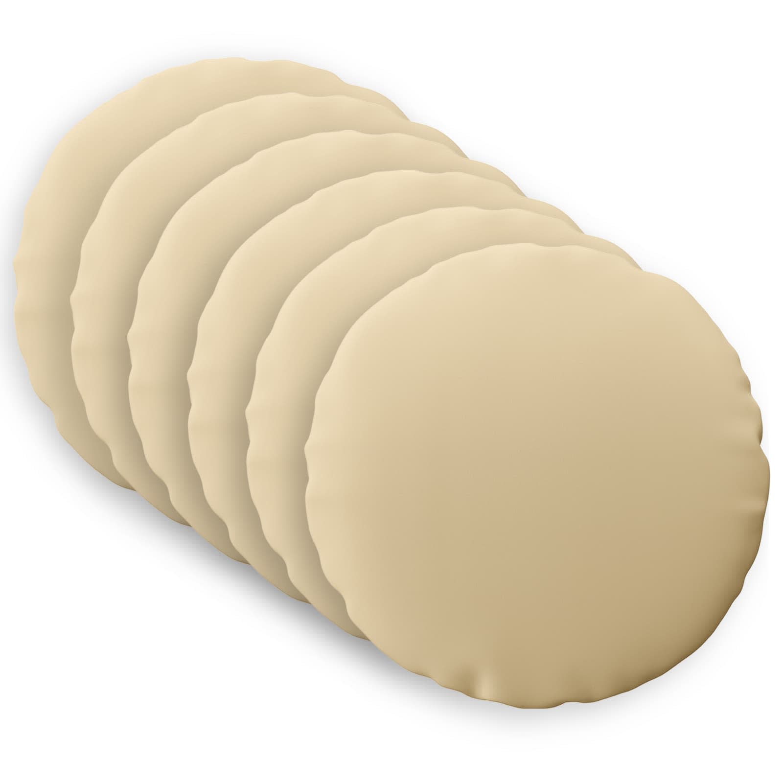 Federa 6 pcs HEERLEN Beige Ø 50 cm Poliestere