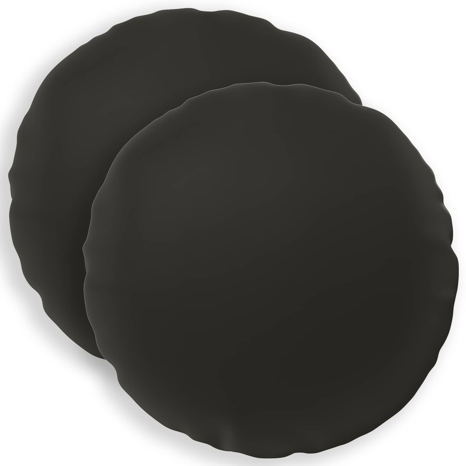 Federa 2 pcs HEERLEN Nero Ø 50 cm Poliestere