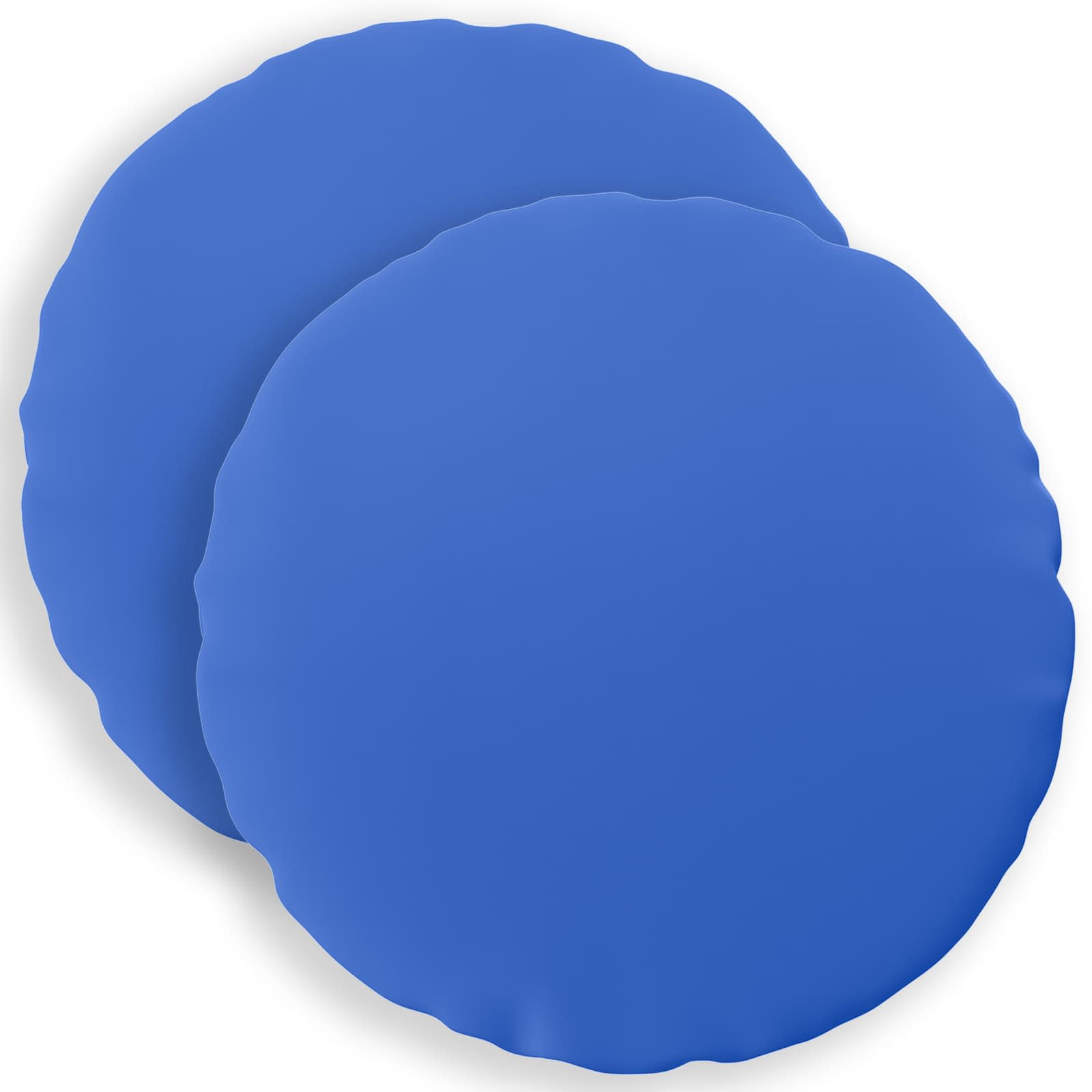 Federa 2 pcs HEERLEN Blu Reale Ø 50 cm Poliestere