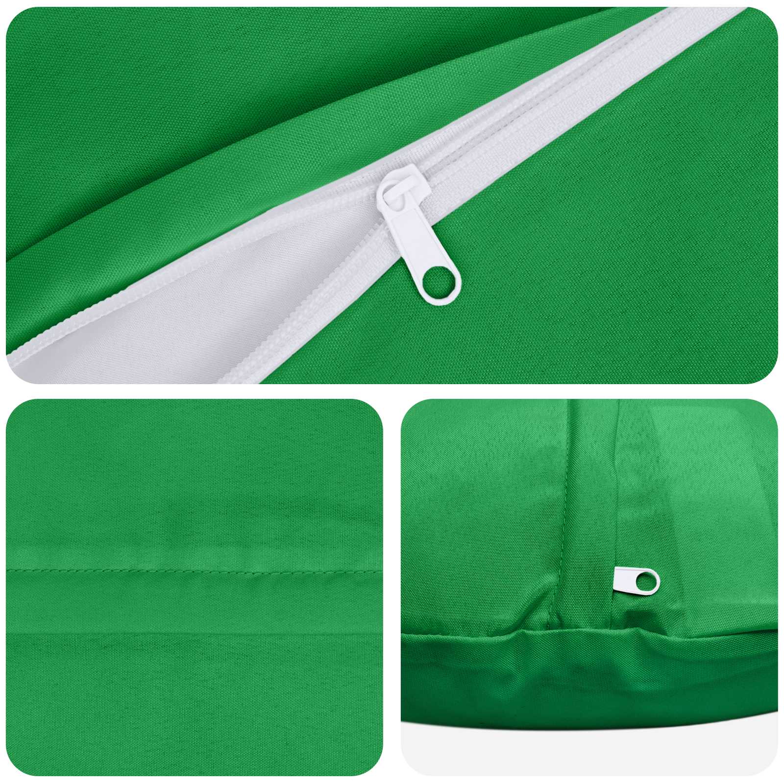 Federa 2 pcs HEERLEN Verde Ø 50 cm Poliestere