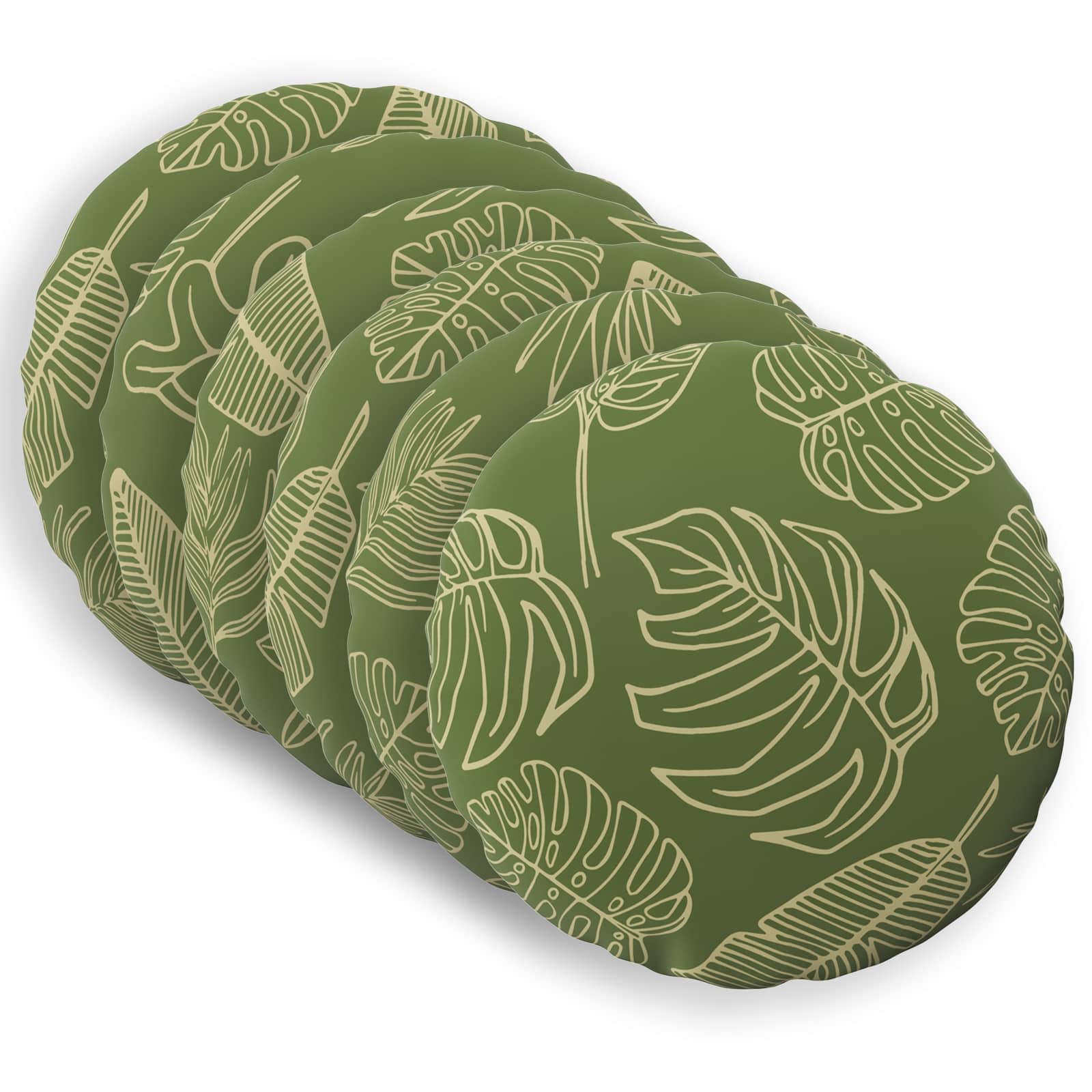 Federa 6 pcs HEERLEN Design a foglia Ø 50 cm Poliestere