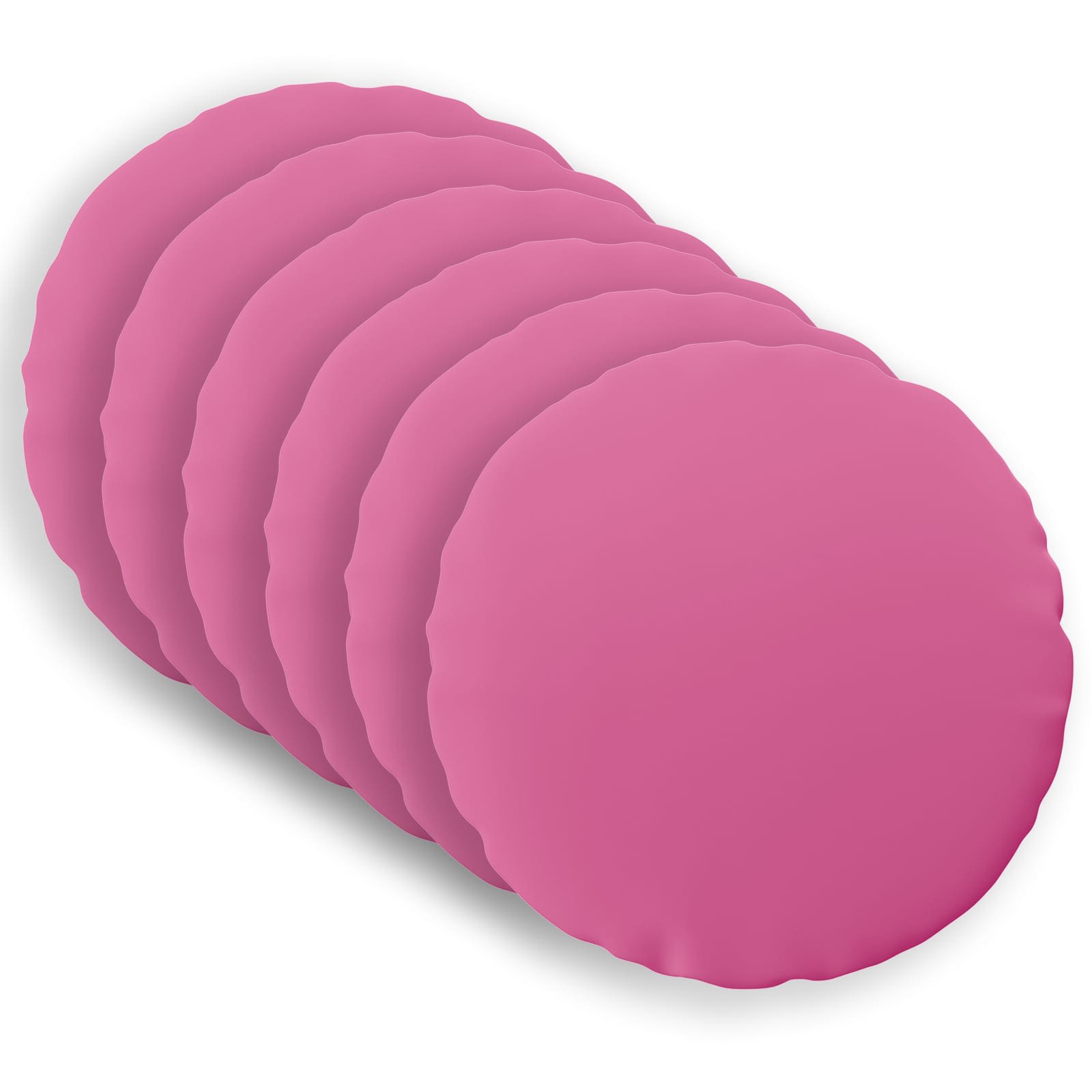 Federa 6 pcs HEERLEN Rosa Ø 50 cm Poliestere