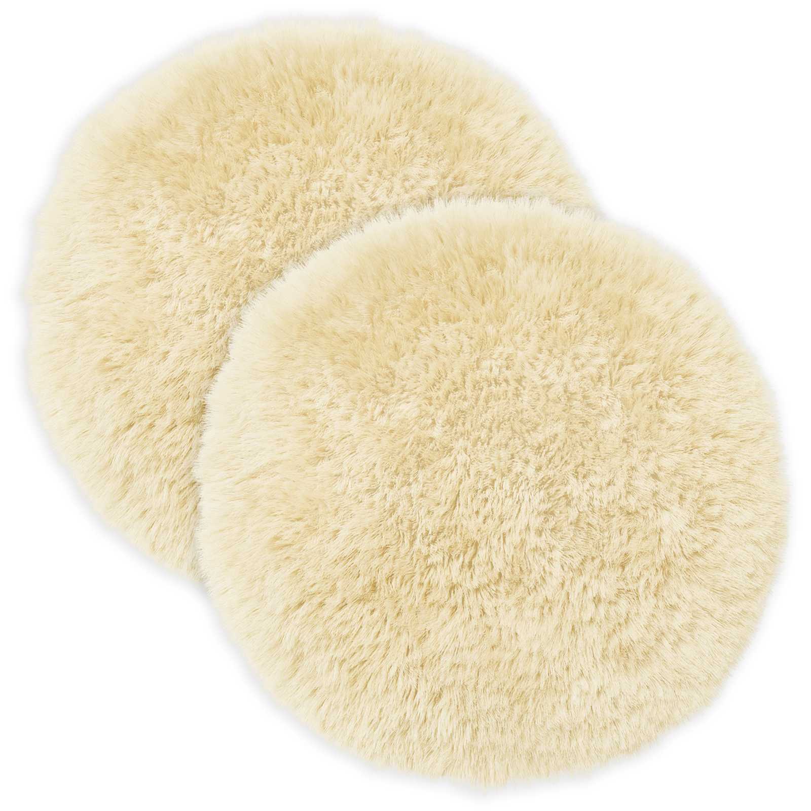 Federa 2 pcs HEERLEN Crema Ø 50 cm Fleece PV