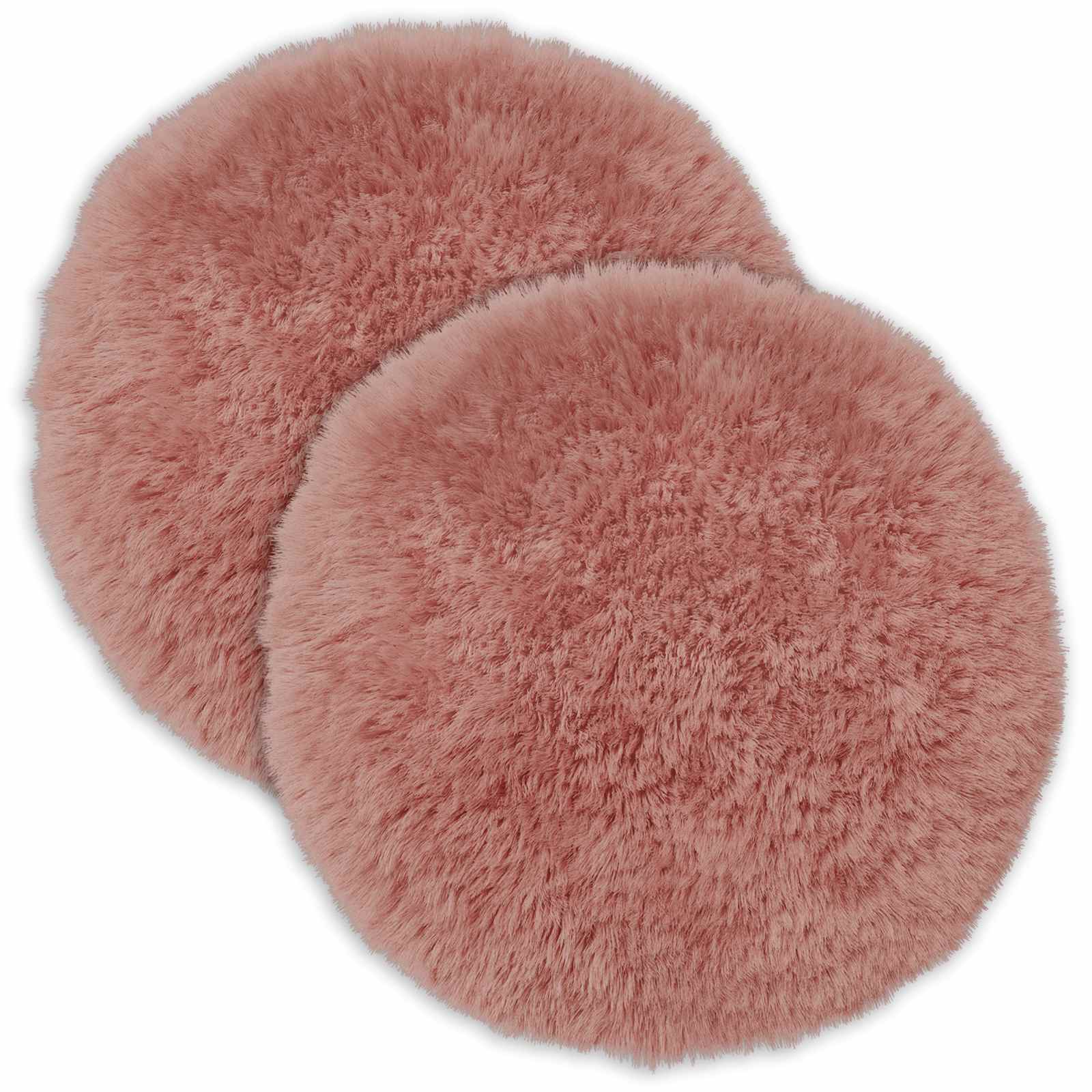 Federa 2 pcs HEERLEN Rosa Ø 50 cm Fleece PV
