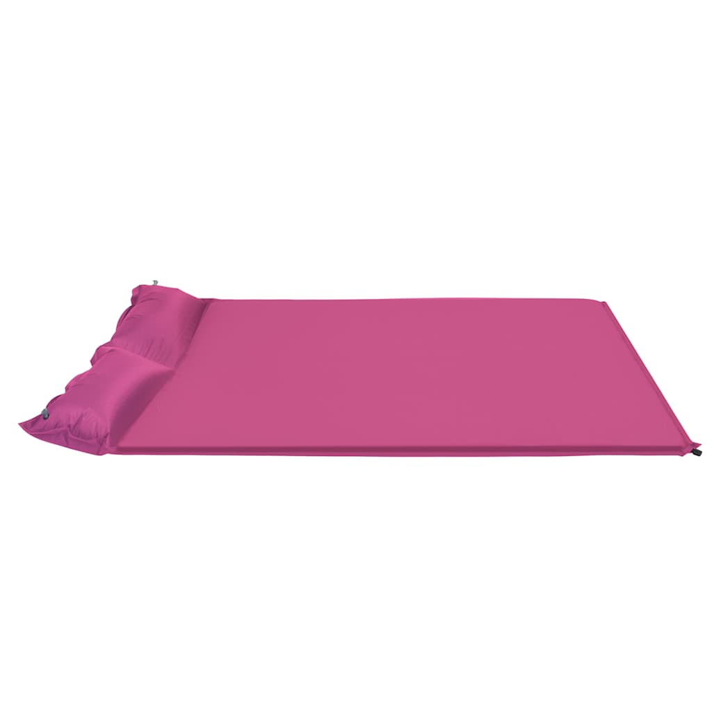 Materasso Gonfiabile ad Aria con Cuscino 130x190 cm Rosa