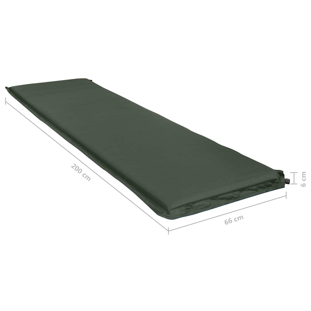 Materasso ad Aria Gonfiabile 66x200 cm Verde Scuro