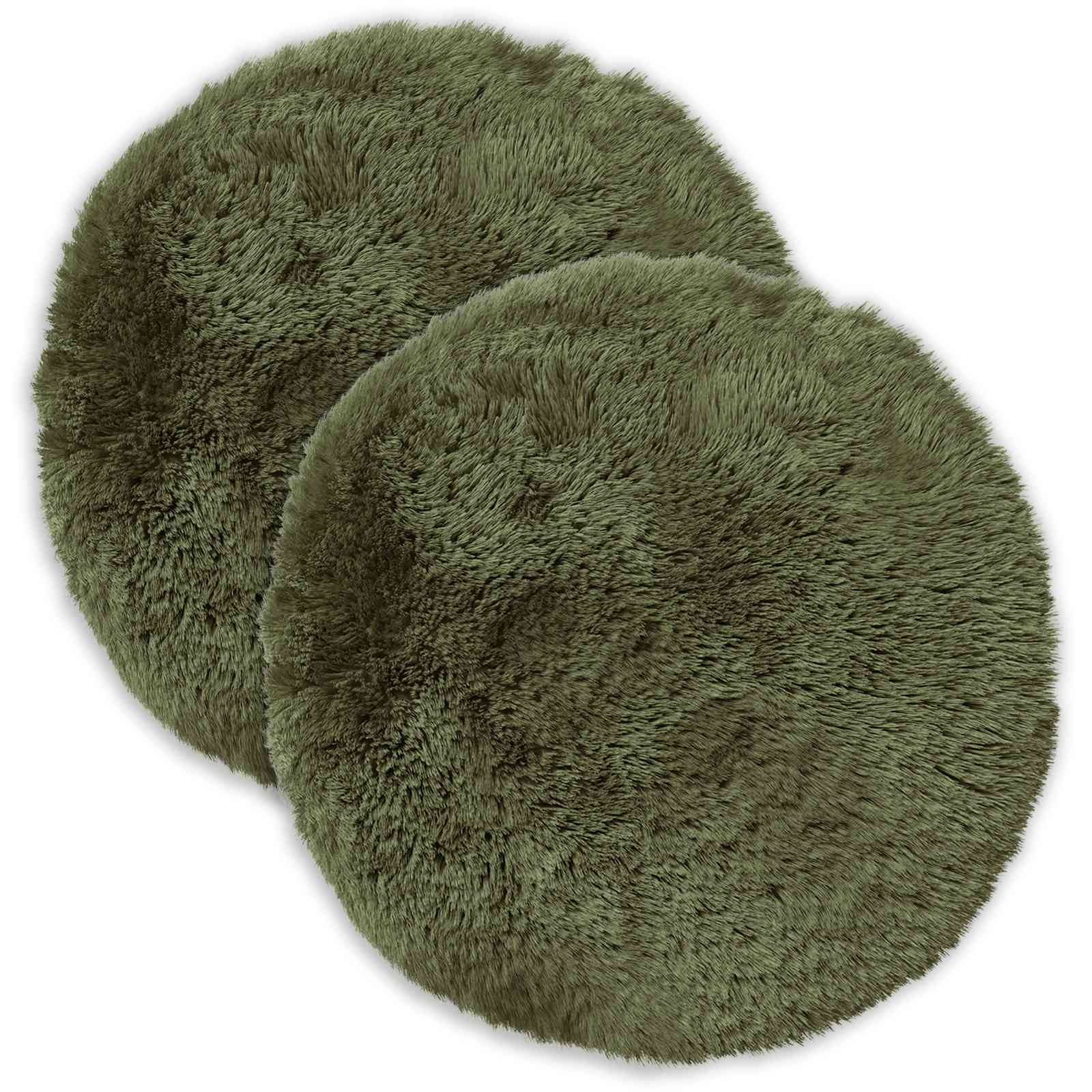 Federa 2 pcs HEERLEN Verde Ø 60 cm Fleece PV