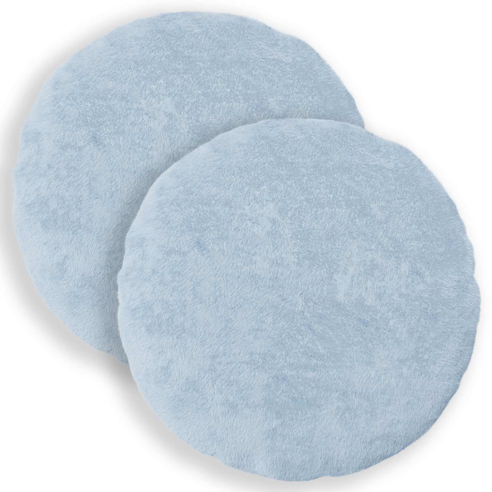 Federa 2 pz HEERLEN Azzurro Ø 60 cm Pelliccia di Coniglio Finta