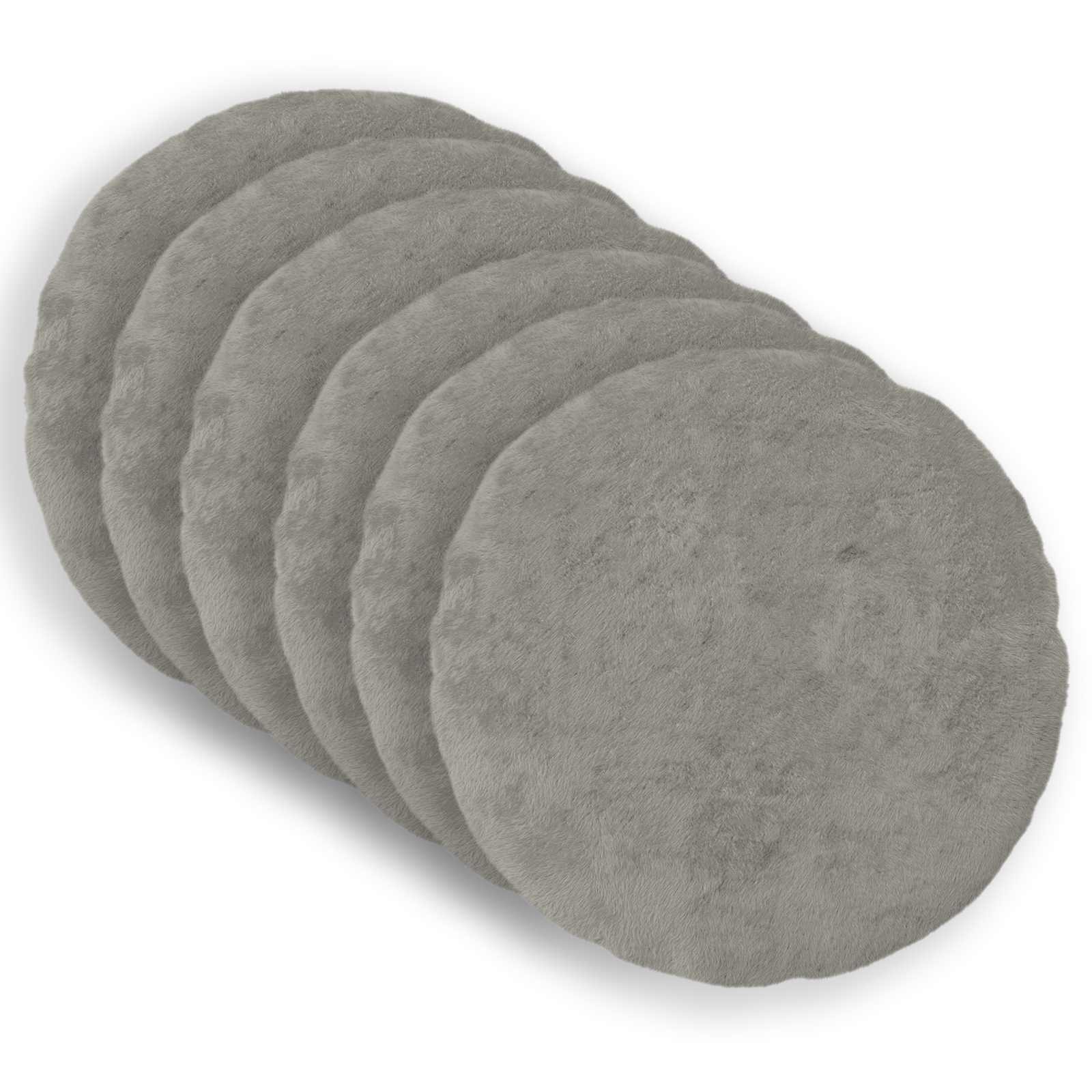 Federa 6 pz HEERLEN Grigio Chiaro Ø 60 cm