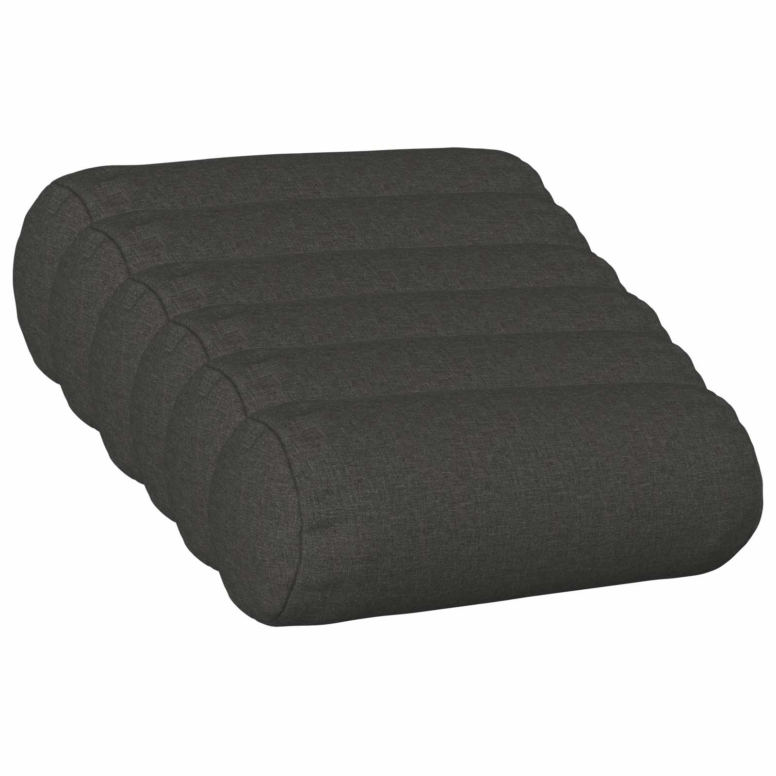 Federa 6 pz HEERLEN Grigio Scuro Ø 15 x 40 cm Tessuto