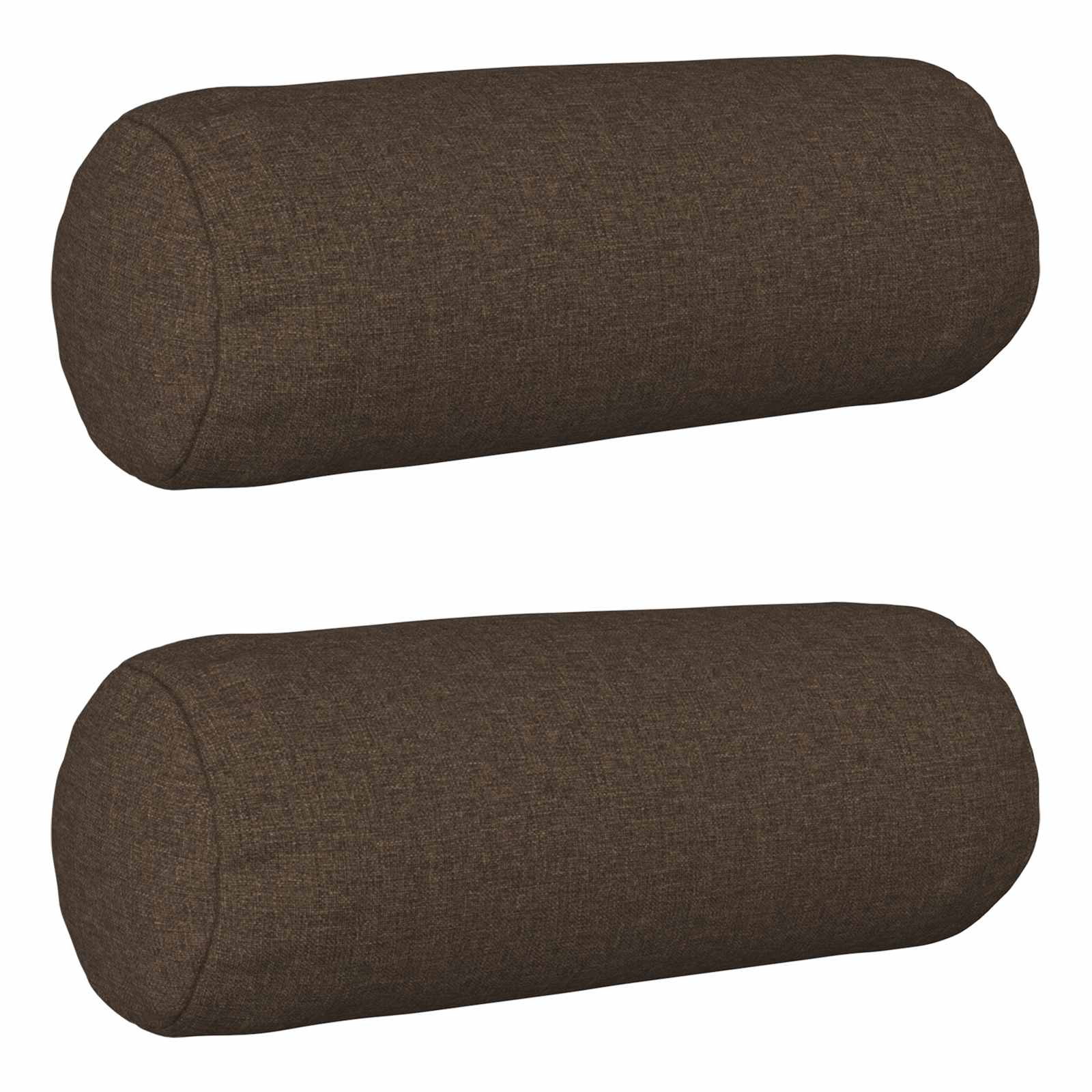 Federa 2 pz HEERLEN Tortora Ø 15 x 40 cm Tessuto