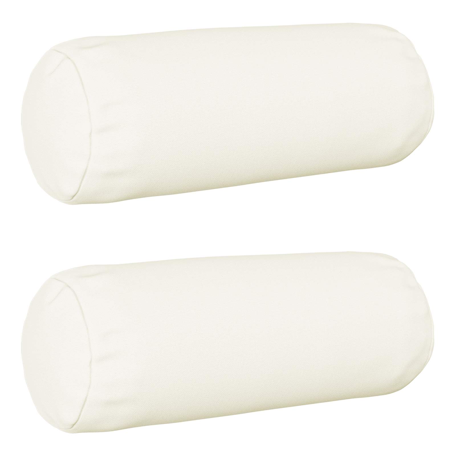 Federa 2 pz HEERLEN Bianco Ø 15 x 40 cm Tessuto
