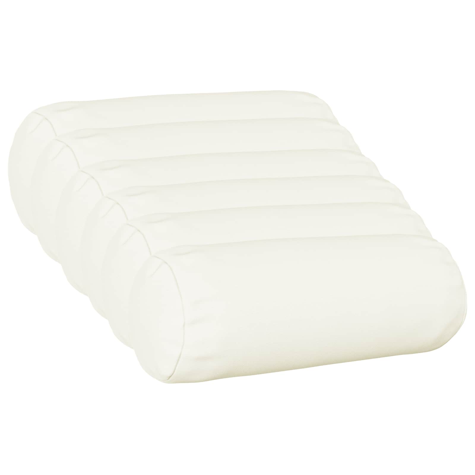 Federa 6 pz HEERLEN Bianco Ø 15 x 40 cm Tessuto