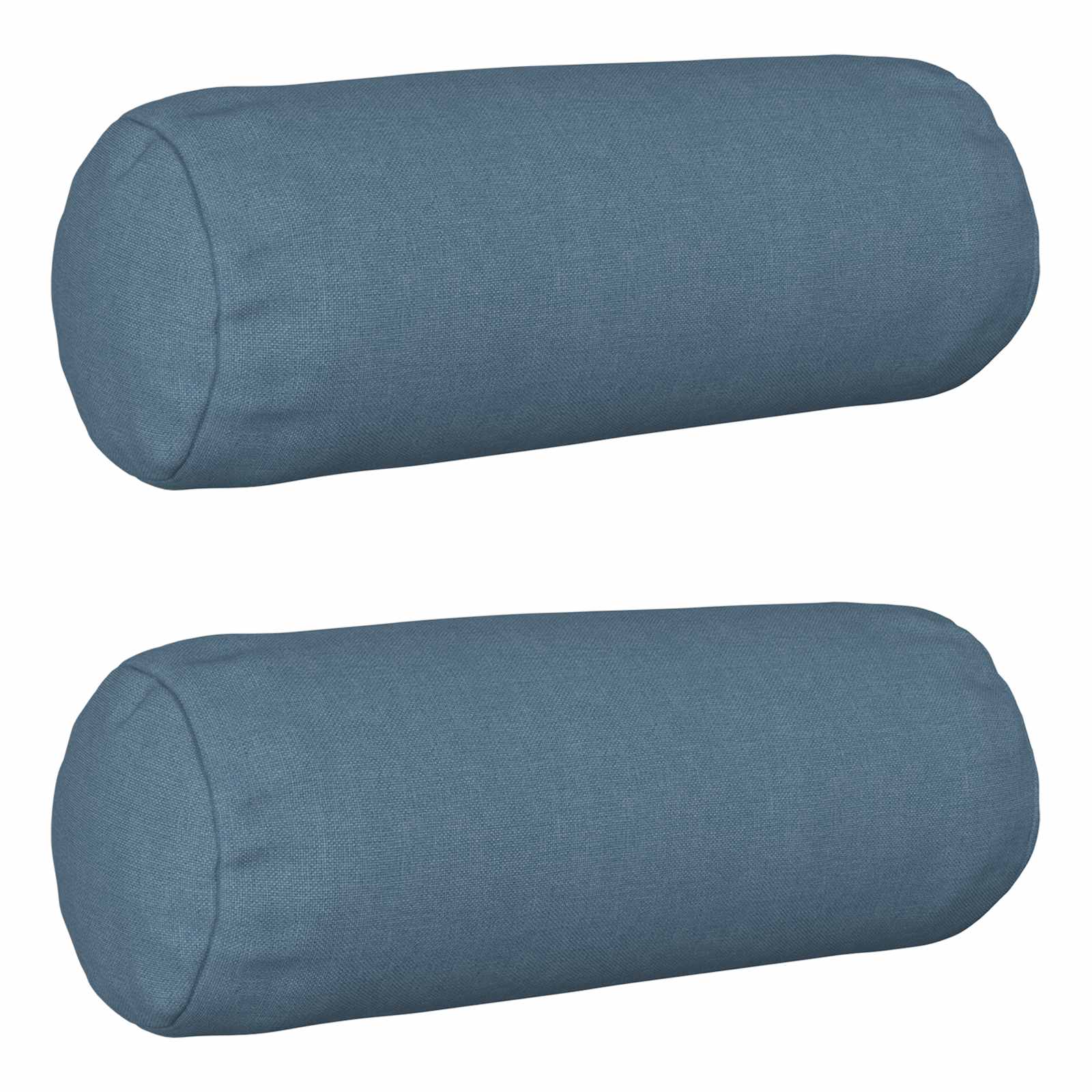 Federa 2 pz HEERLEN Blu jeans Ø 15 x 40 cm Tessuto