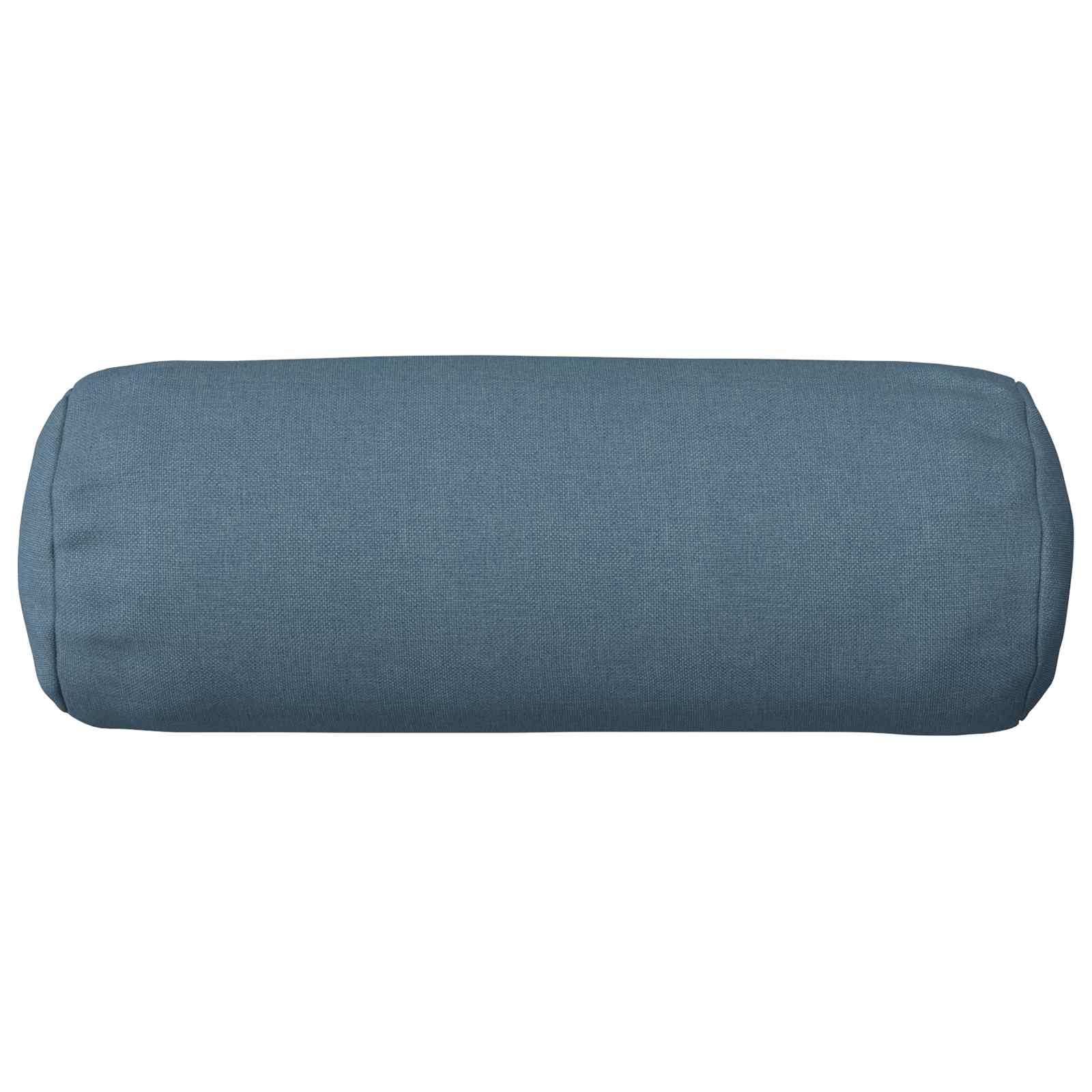 Federa 2 pz HEERLEN Blu jeans Ø 15 x 40 cm Tessuto