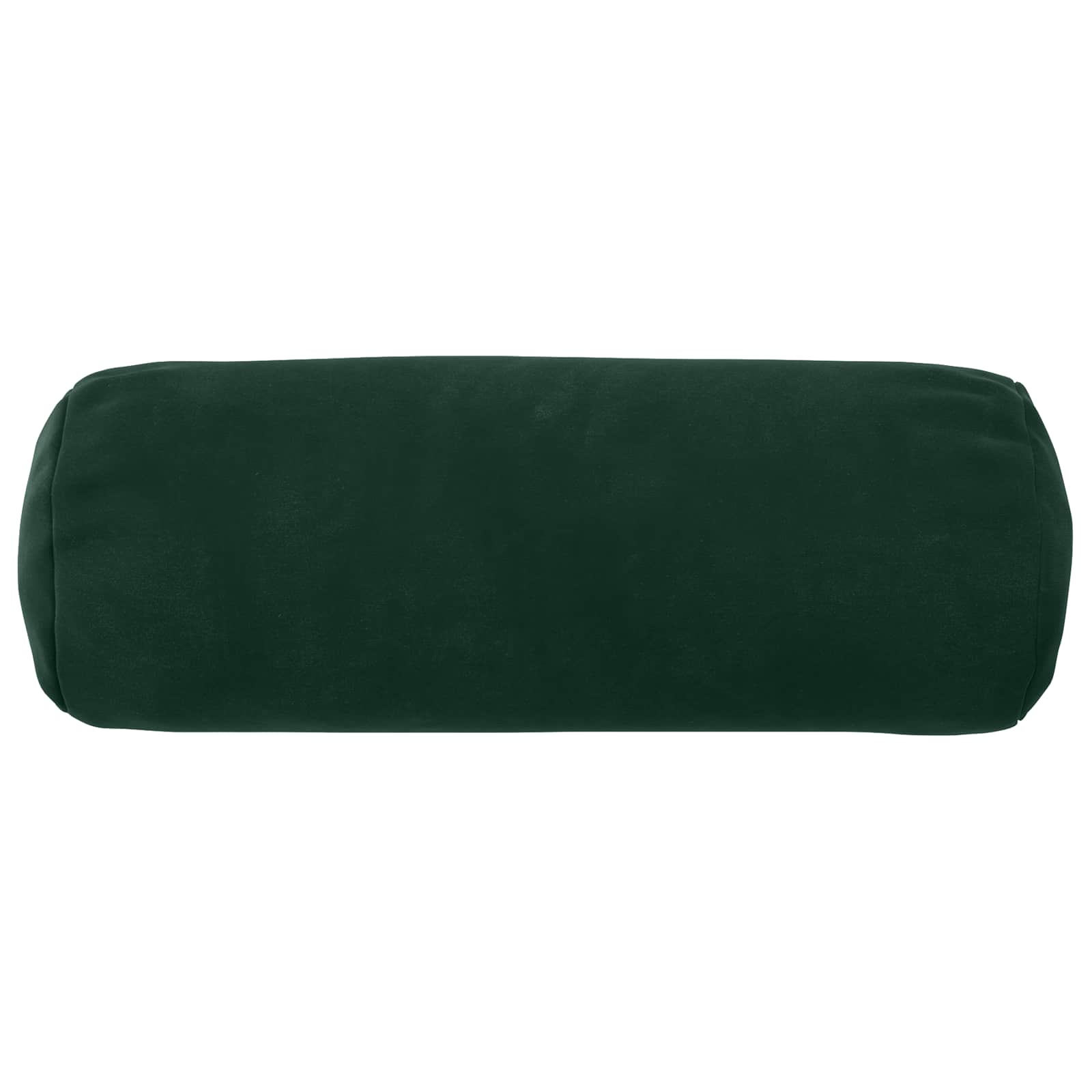 Federa 2 pcs HEERLEN Verde Scuro Ø 15 x 40 cm Velluto
