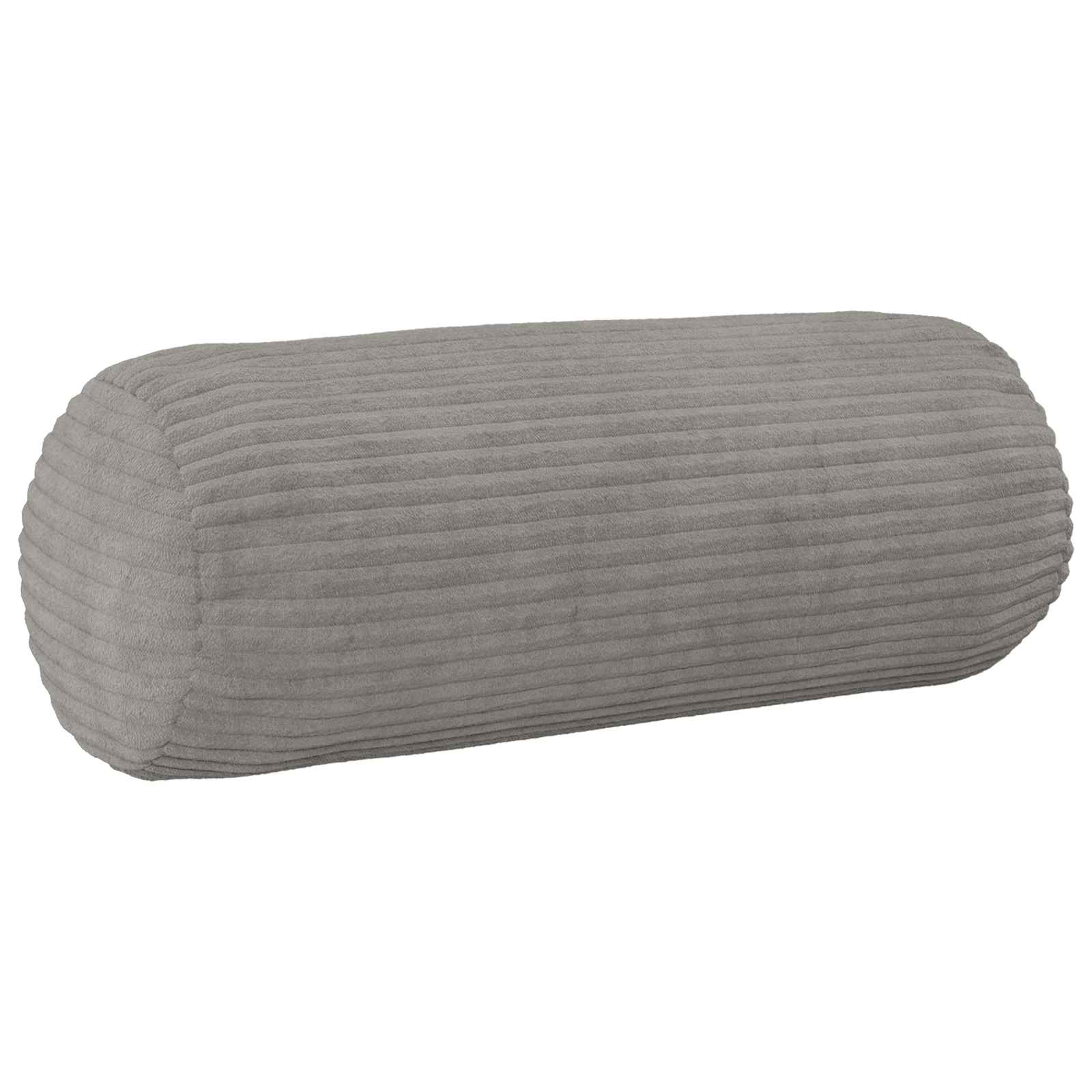 Federa 2 pcs HEERLEN Grigio Chiaro Ø 15 x 40 cm corduroy