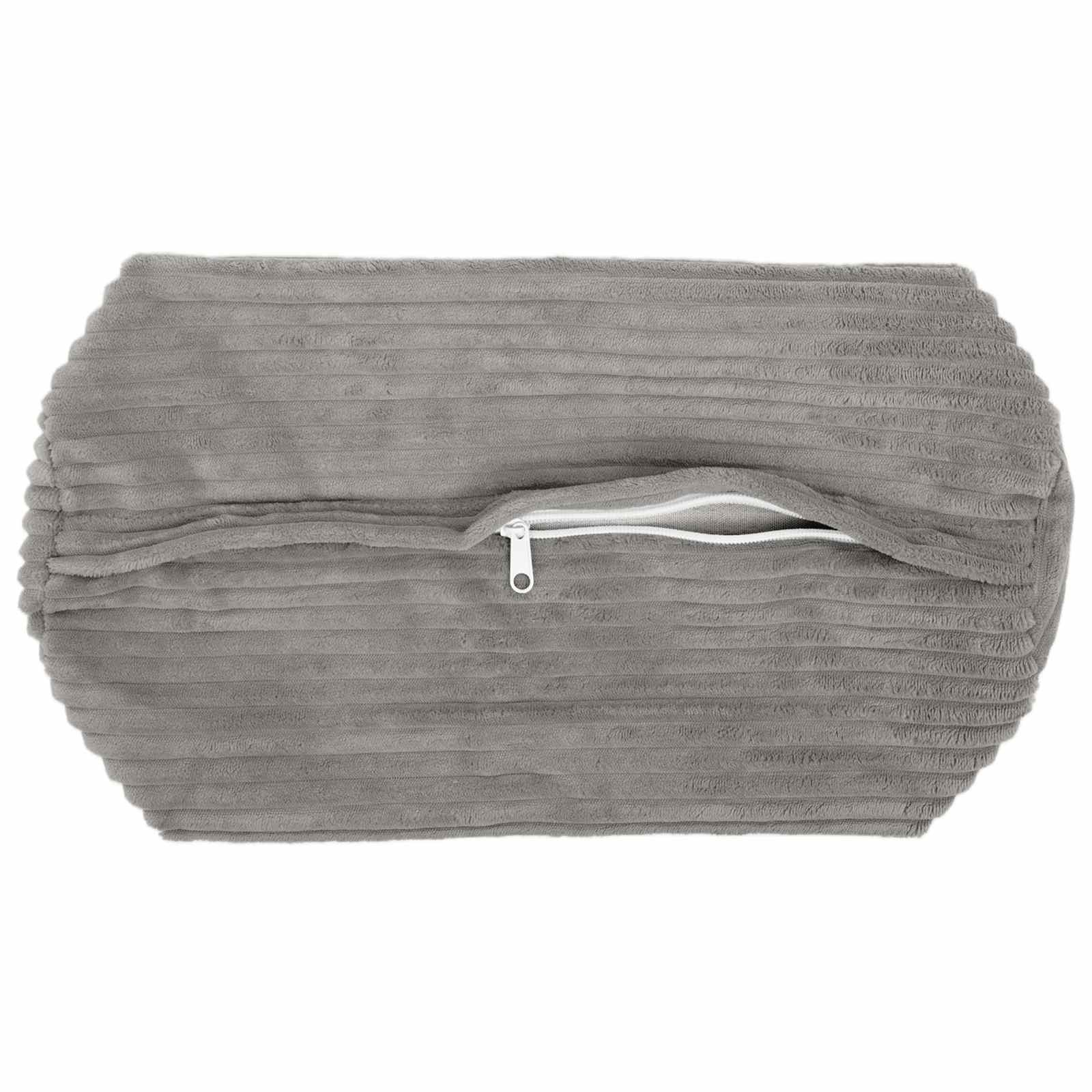 Federa 6 pcs HEERLEN Grigio Chiaro Ø 15 x 40 cm corduroy
