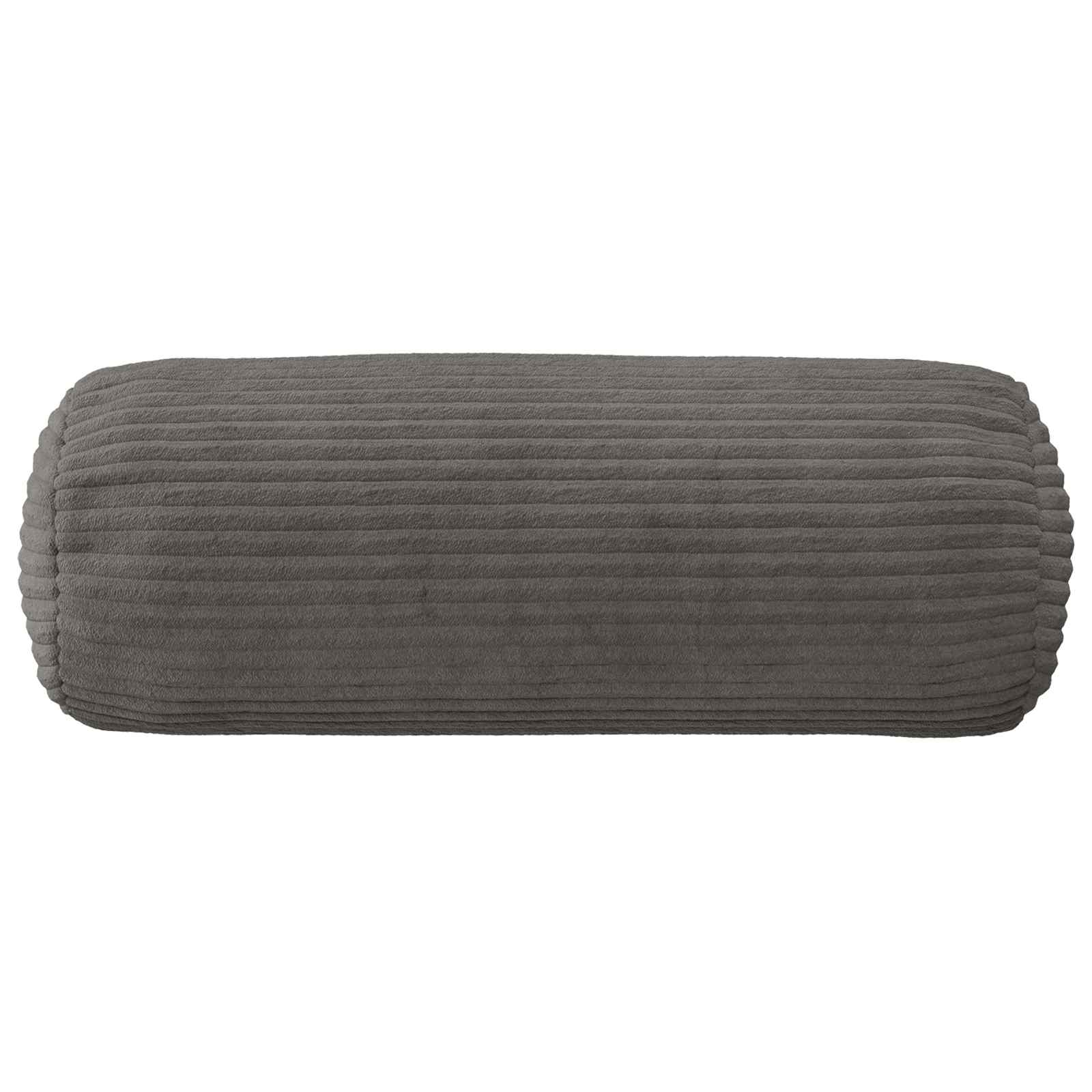 Federa 6 pcs HEERLEN Grigio Scuro Ø 15 x 40 cm corduroy