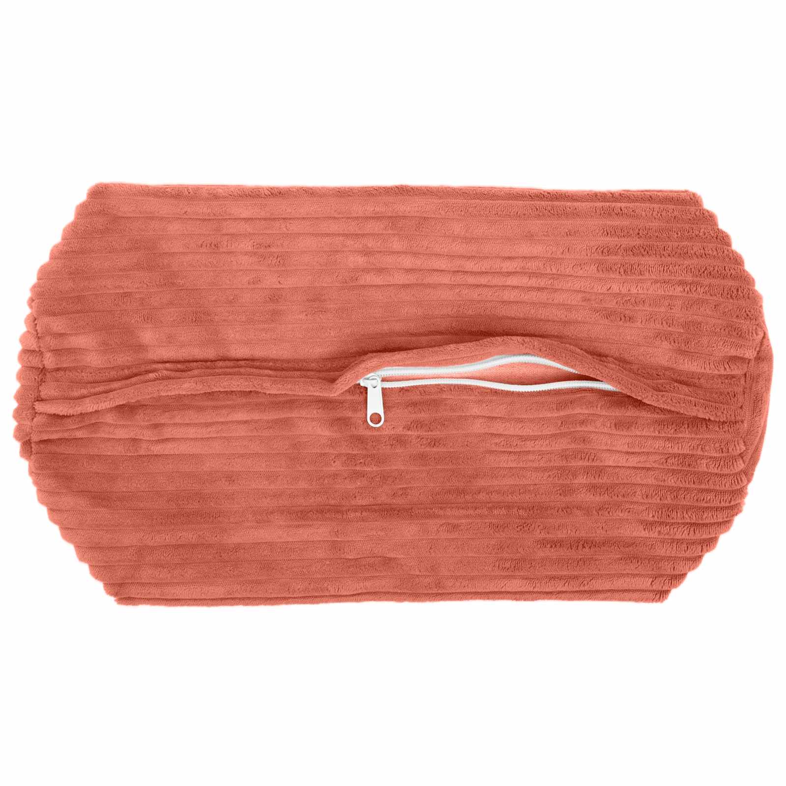 Federa 2 pcs HEERLEN Rosso Arancio Ø 15 x 40 cm corduroy