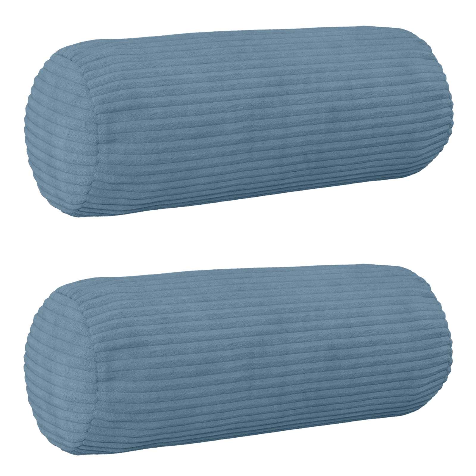 Federa 2 pcs HEERLEN Blu Ø 15 x 40 cm corduroy